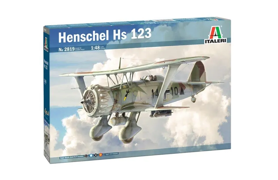 italeri-2819s-henschel-hs-123-maquette-avion-1-48-monter image 1