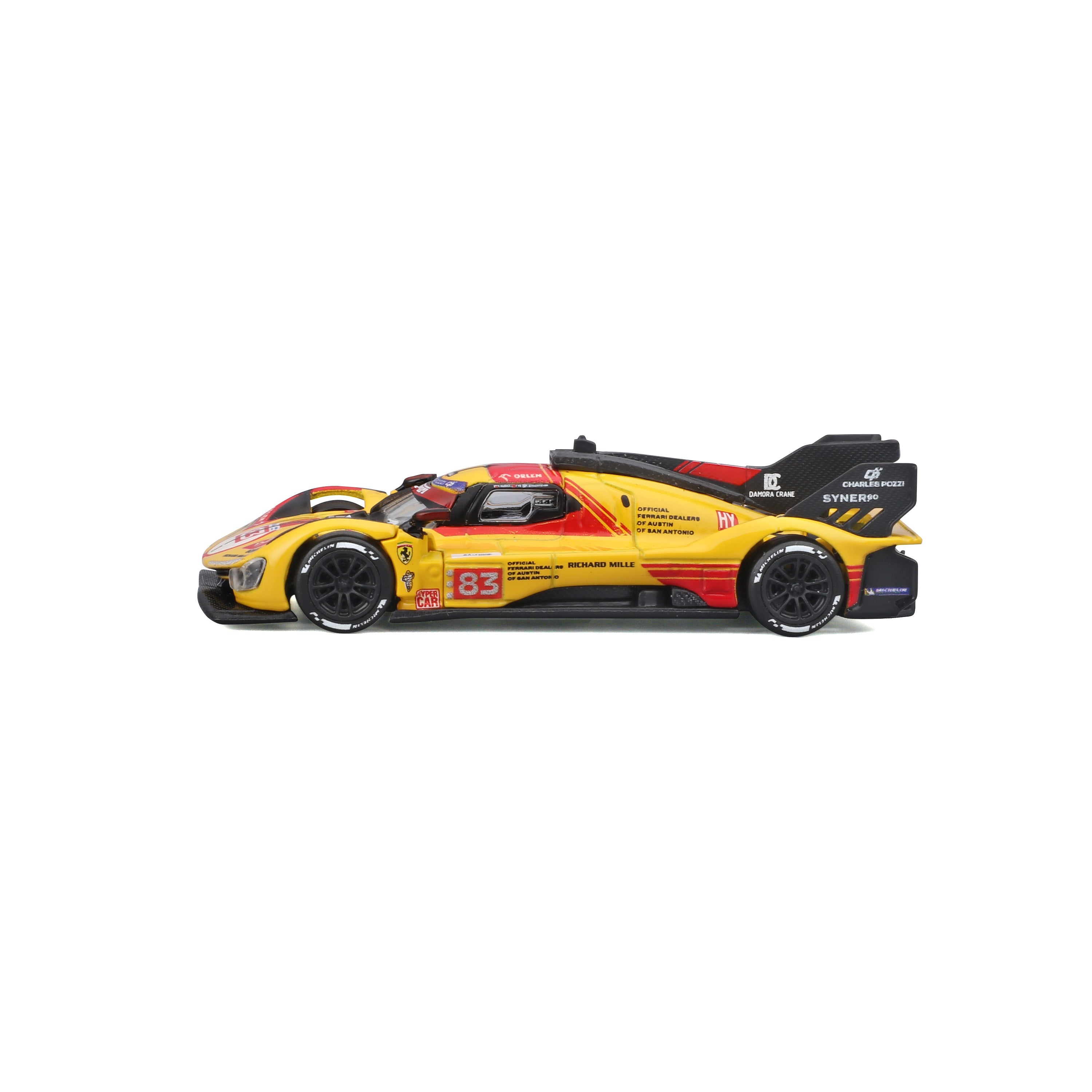 bburago-ferrari-499p-83-1-64-2024-voiture-miniature-diecast-avec-vitrine image 8