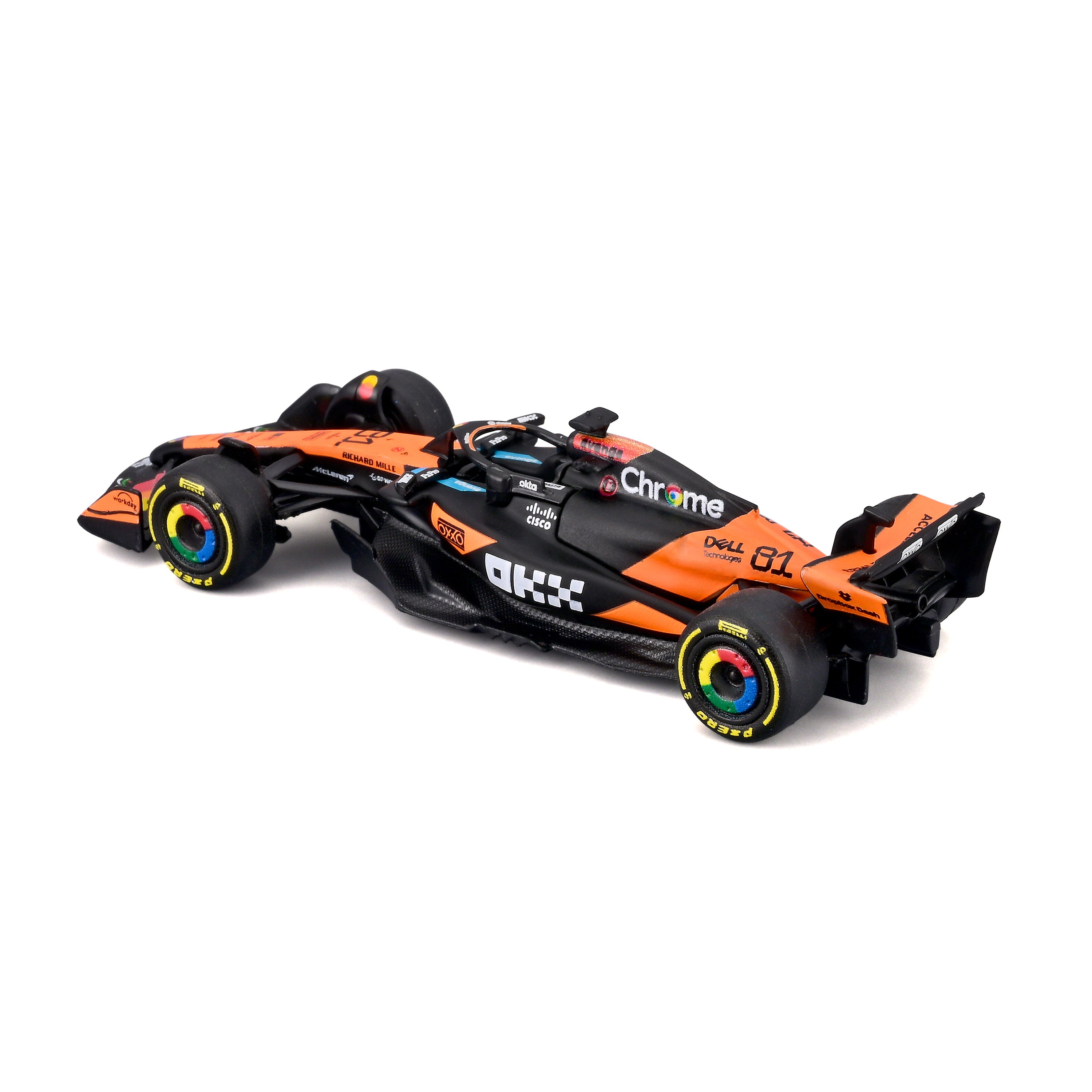 bburago-mclaren-f1-mcl39-81-piastri-2025-1-64-avec-vitrine image 5