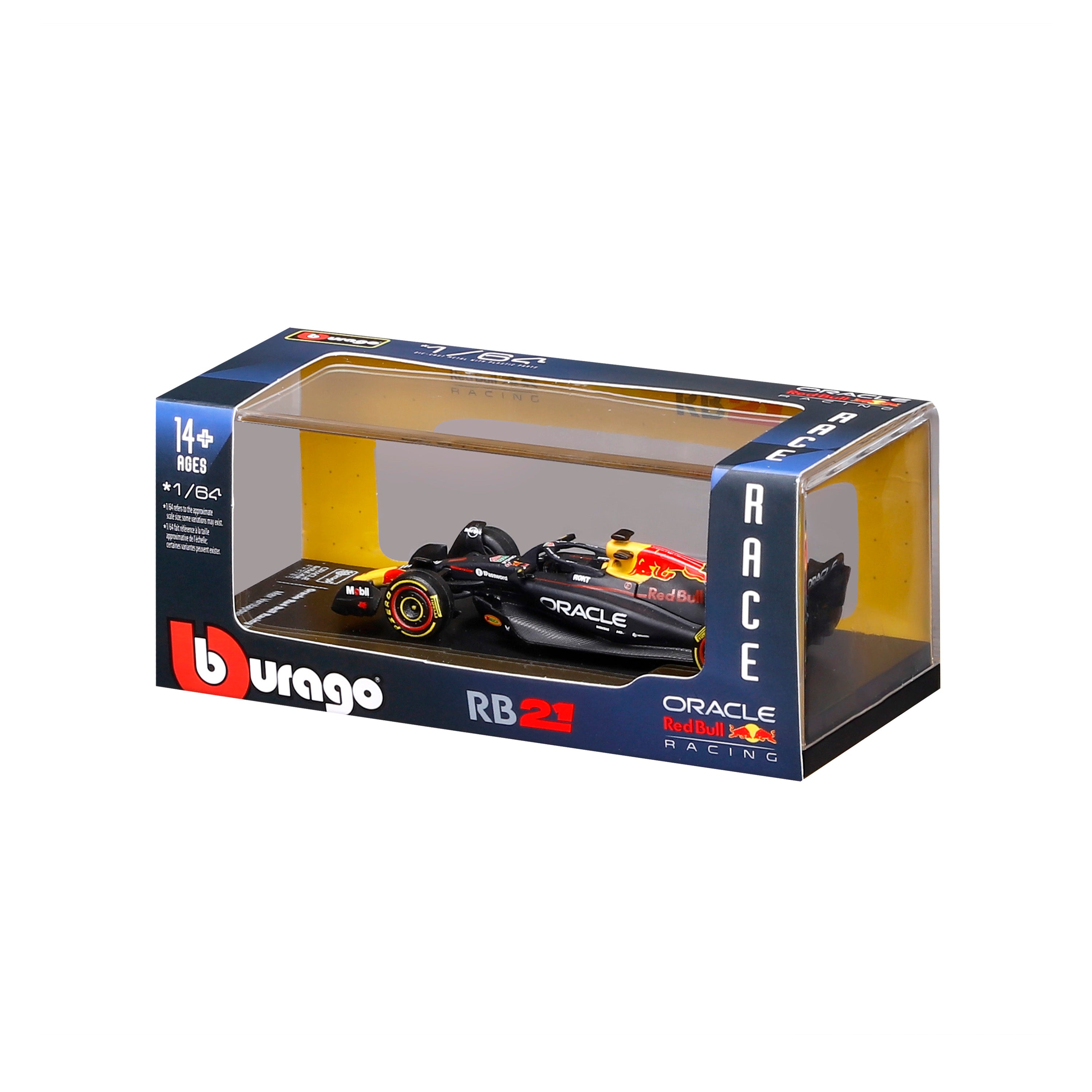bburago-red-bull-racing-rb21-1-max-verstappen-2025-1-64-avec-vitrine image 8