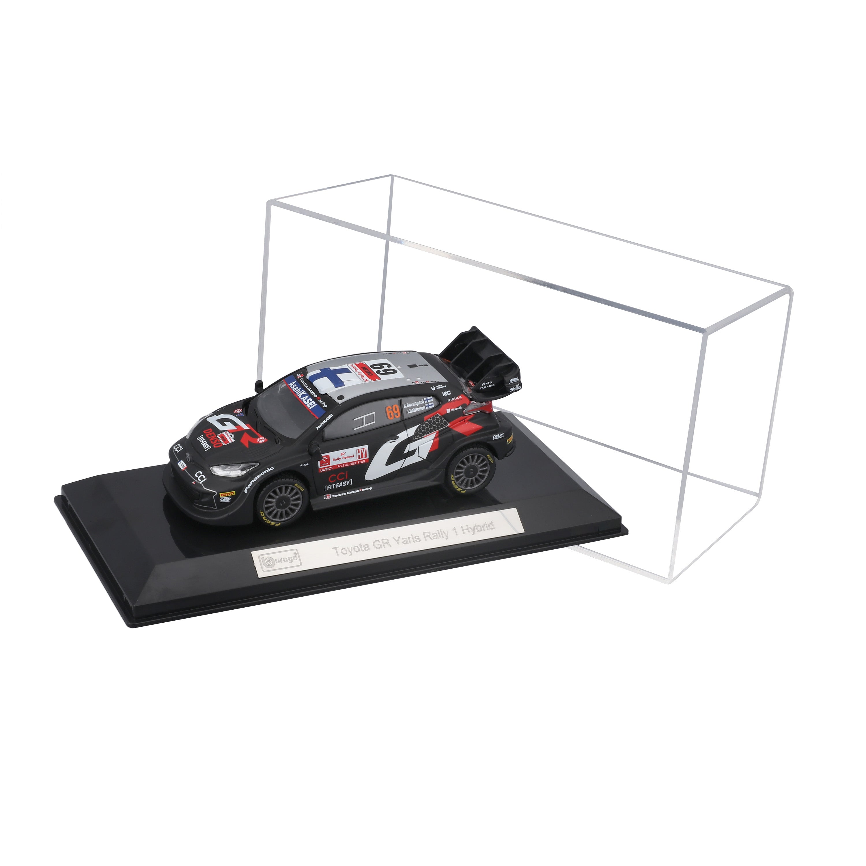bburago-toyota-gr-yaris-rally1-hybrid-69-rovanper-voiture-rallye-wrc-miniature-1 image 5