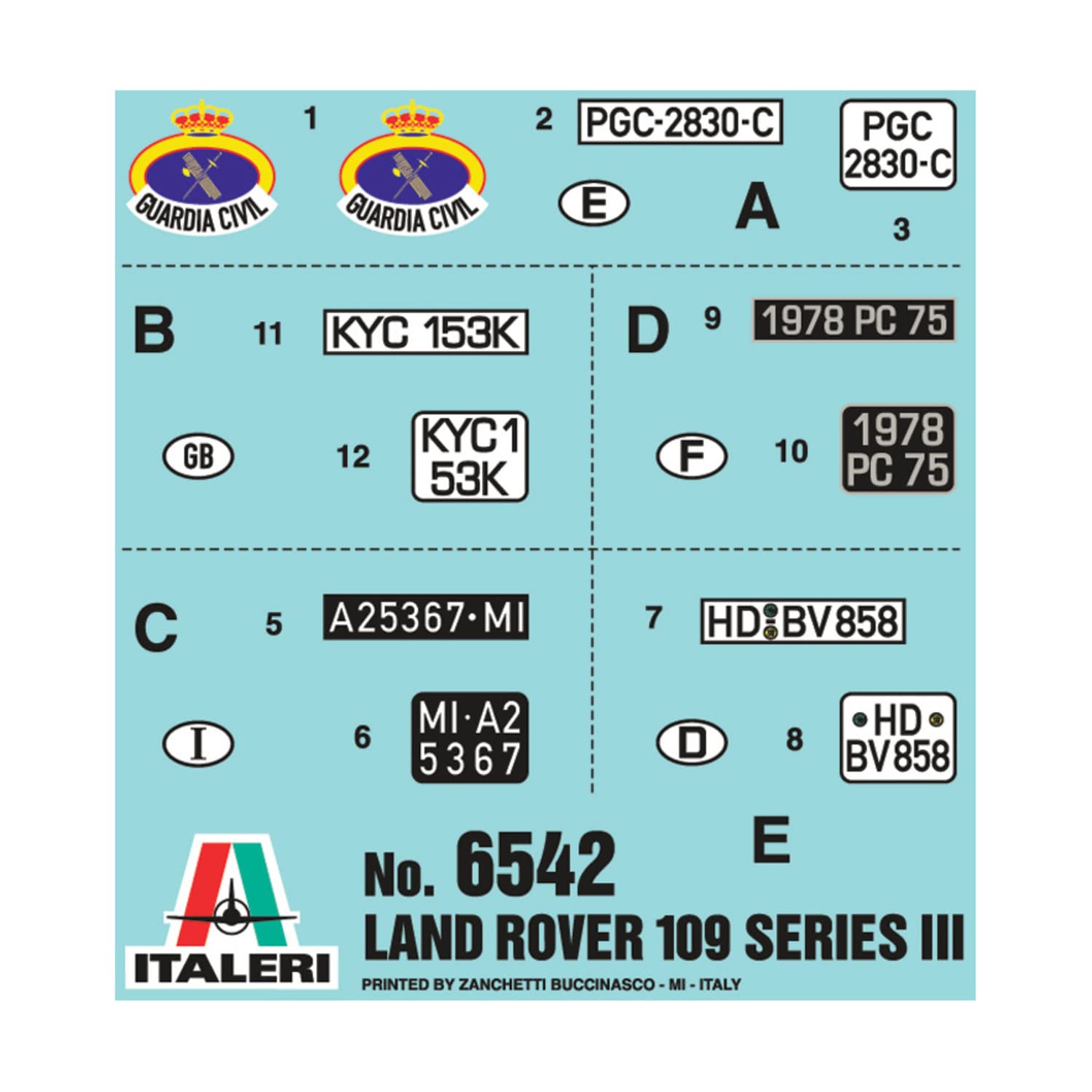 italeri-land-rover-109-guardia-civil-i6542-maquette-1-35 image 2