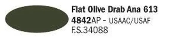 italeri-flat-olive-drab-ana-613-peinture-acrylique-maquette-militaire image 1