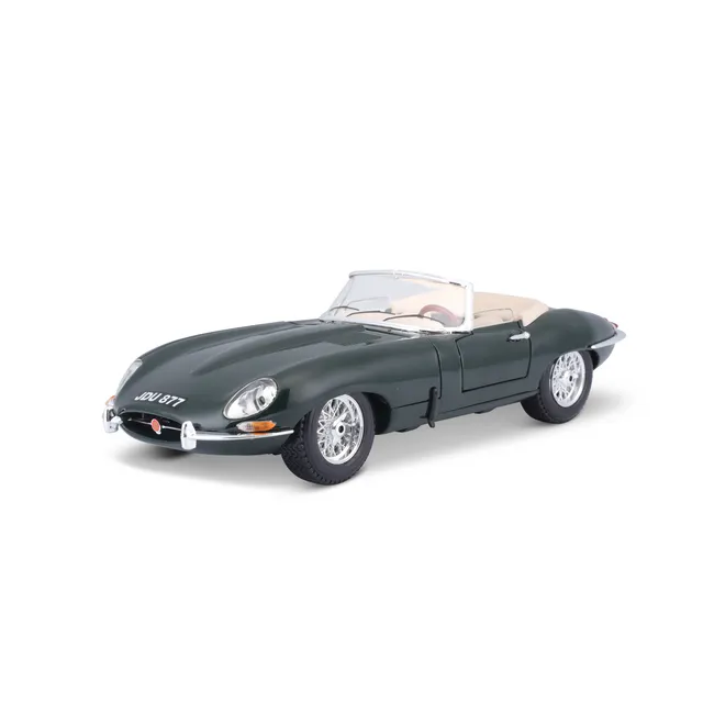 bburago-jaguar-e-type-cabriolet-1-18-verte-voiture-miniature-diecast-classique image 1