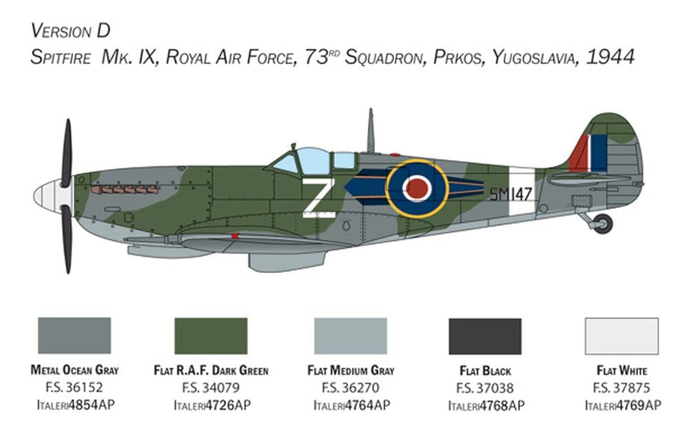 italeri-2804-spitfire-mk-ix-1-48-maquette-avion-monter image 7