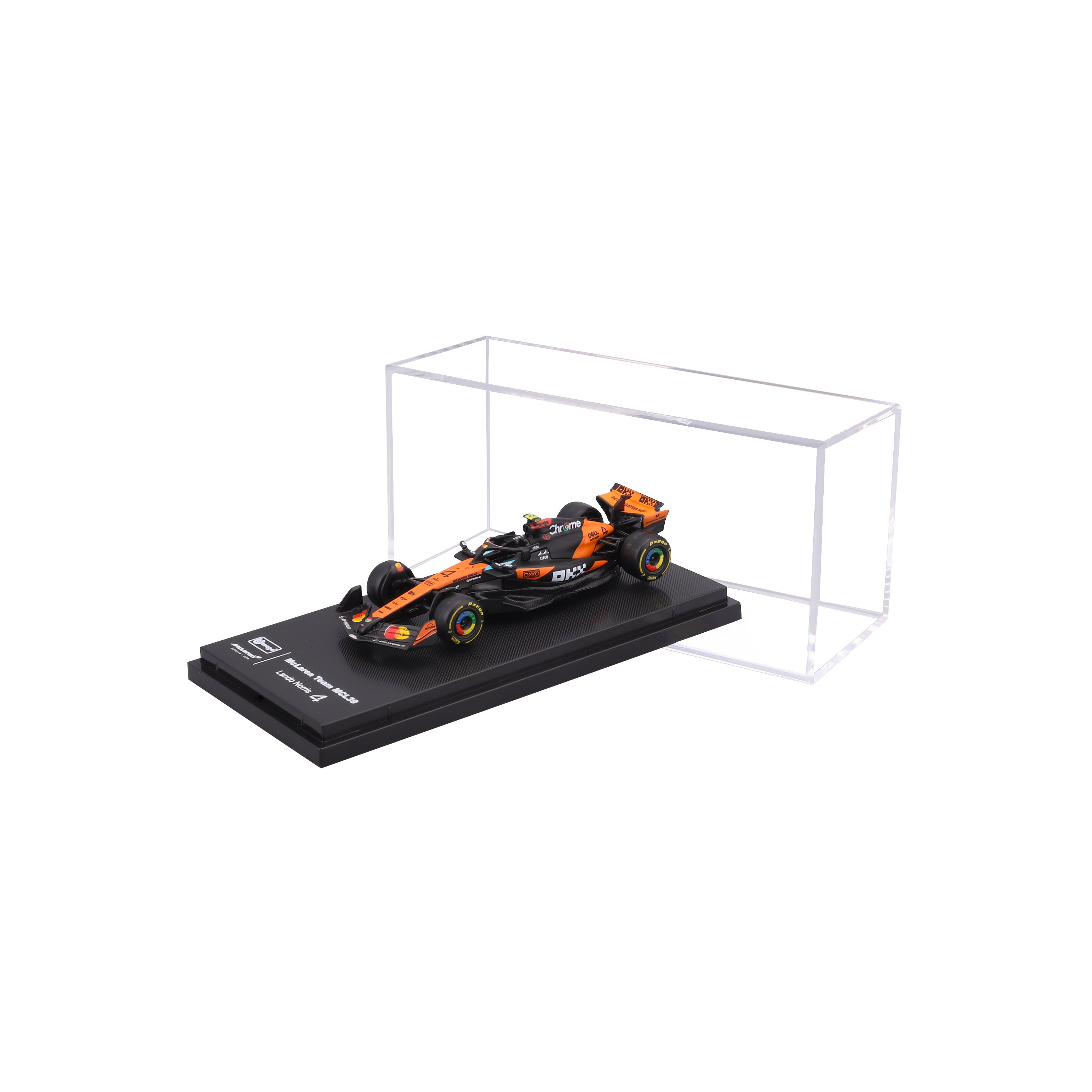 bburago-mclaren-f1-mcl39-2025-4-lando-norris-1-64-avec-vitrine image 1
