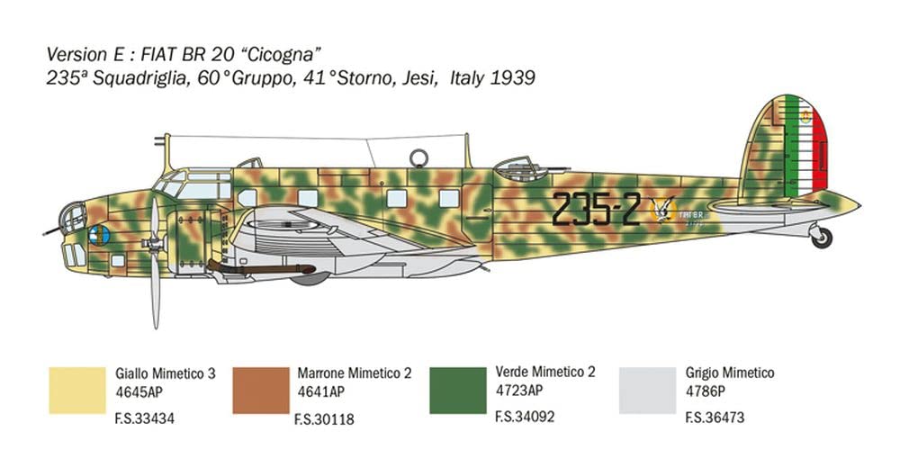italeri-1447s-fiat-br-20-cicogna-battle-of-britain-maquette-1-72 image 8