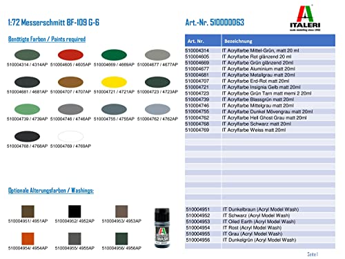 italeri-i063-messerschmitt-bf-109g-6-maquette-avion-1-72 image 7