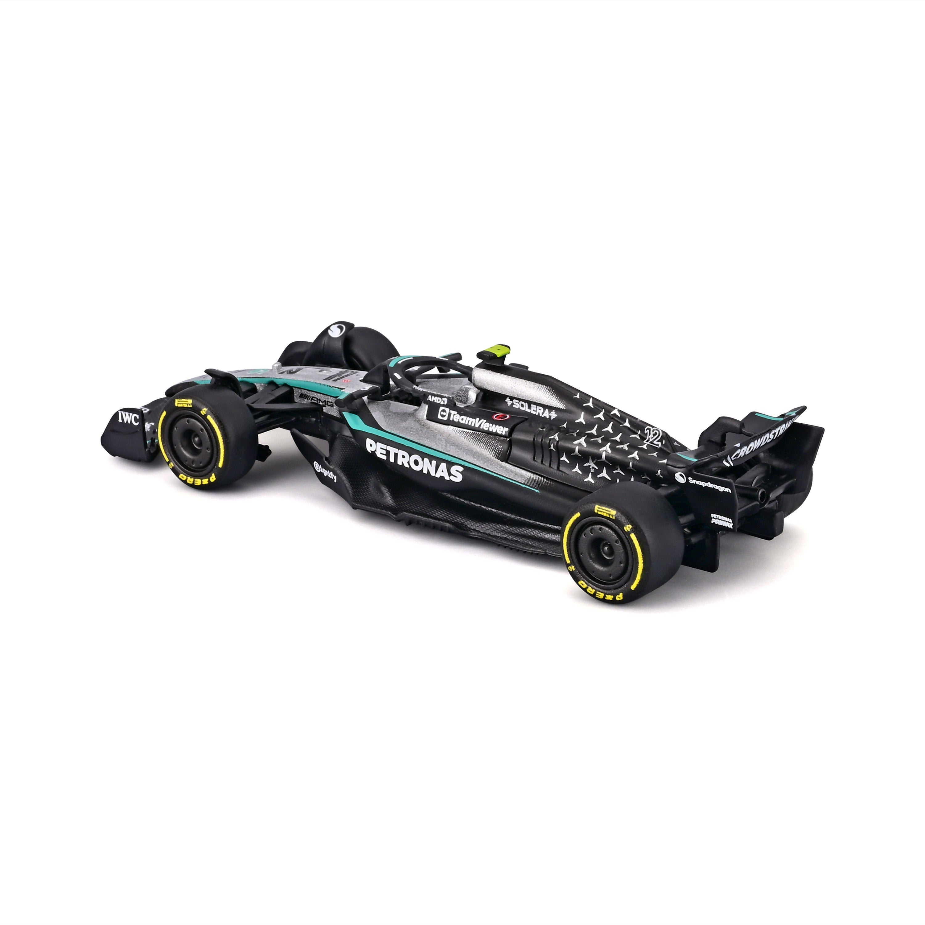 bburago-mercedes-amg-f1-w16-2025-12-antonelli-1-64-avec-vitrine image 5