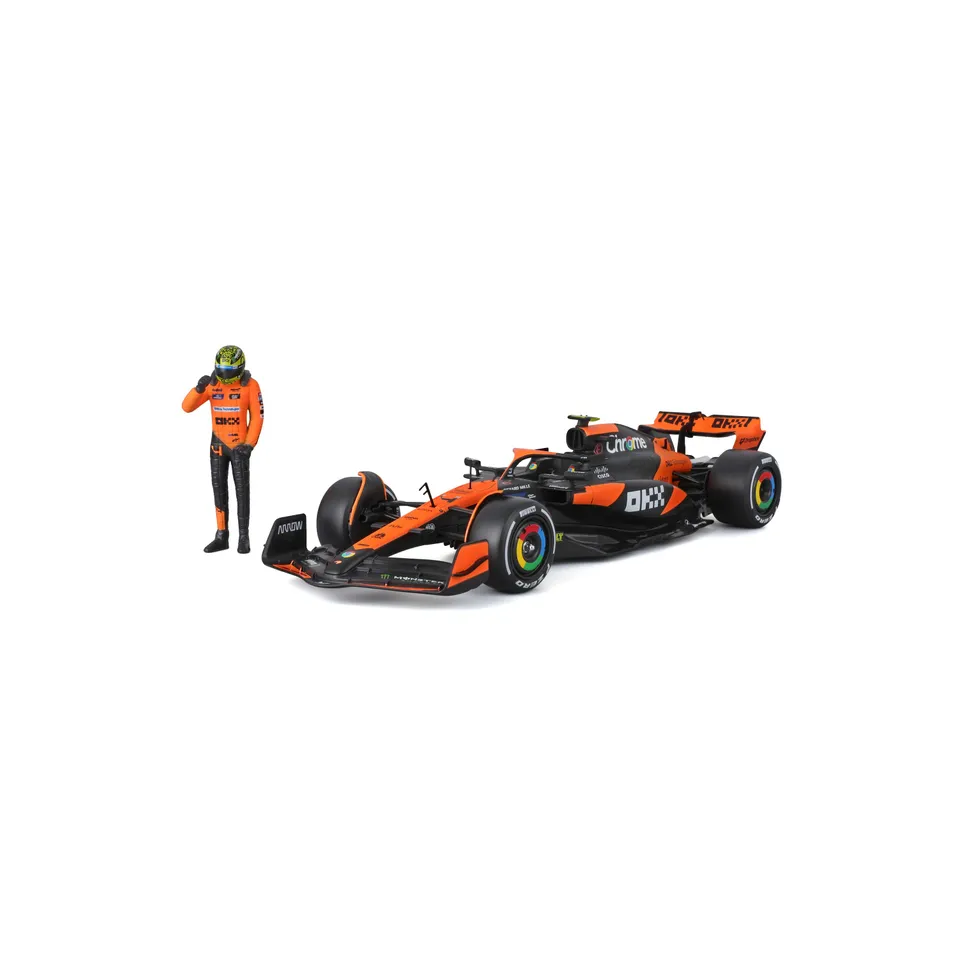 bburago-mclaren-mcl38-4-lando-norris-f1-2024-voiture-miniature-diecast-1-24-avec image 1