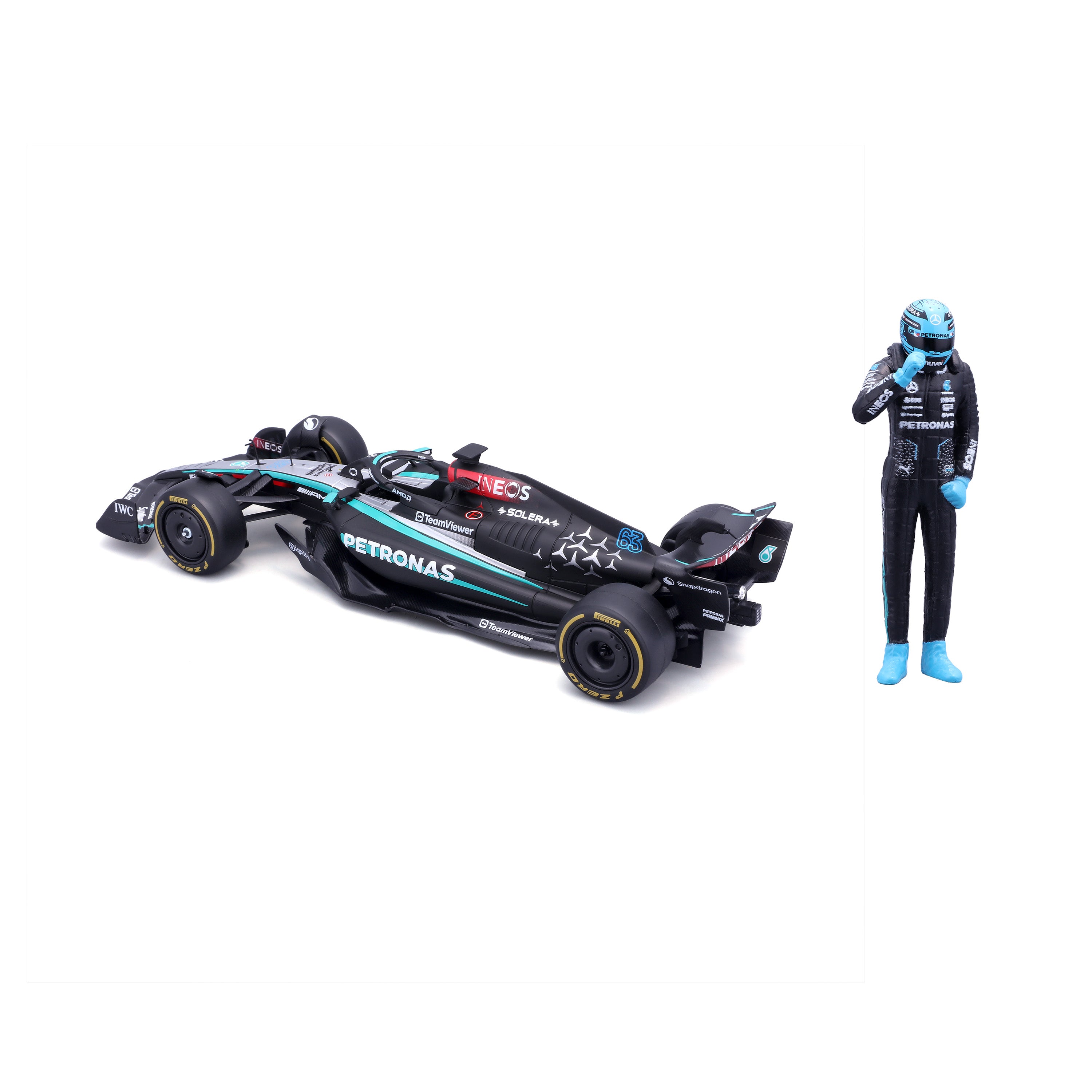 bburago-mercedes-amg-w15-e-performance-2024-63-russell-1-24-avec-pilote image 5