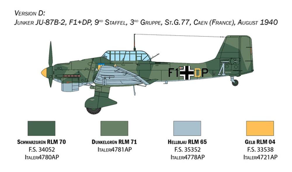 italeri-junkers-ju-87b-stuka-maquette-avion-1-72-monter image 7