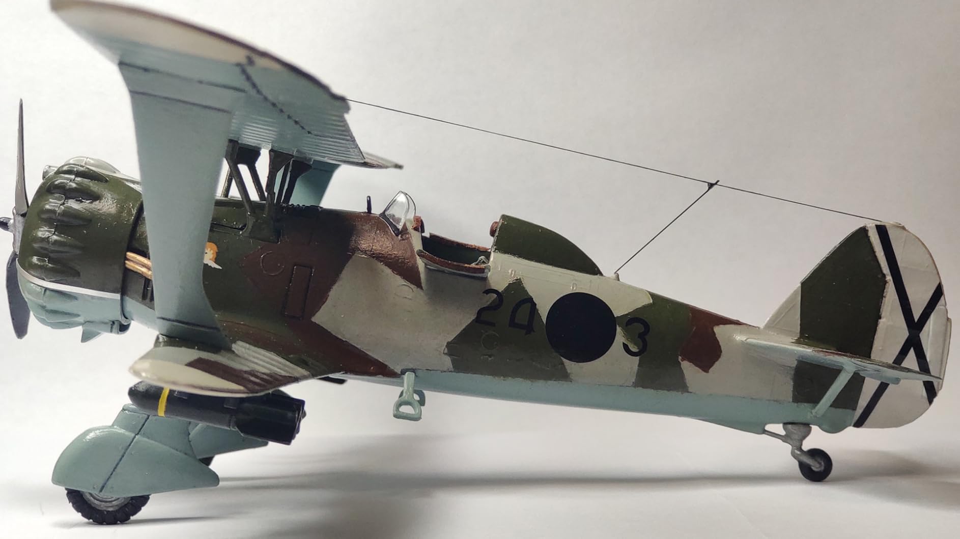 Superbe biplan au 1/48
