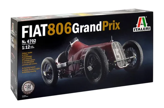 italeri-fiat-806-grand-prix-maquette-voiture-chelle-1-12 image 1