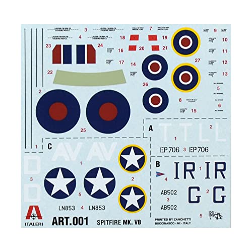 italeri-i001-spitfire-mk-vb-raf-maquette-aviation-1-72 image 6