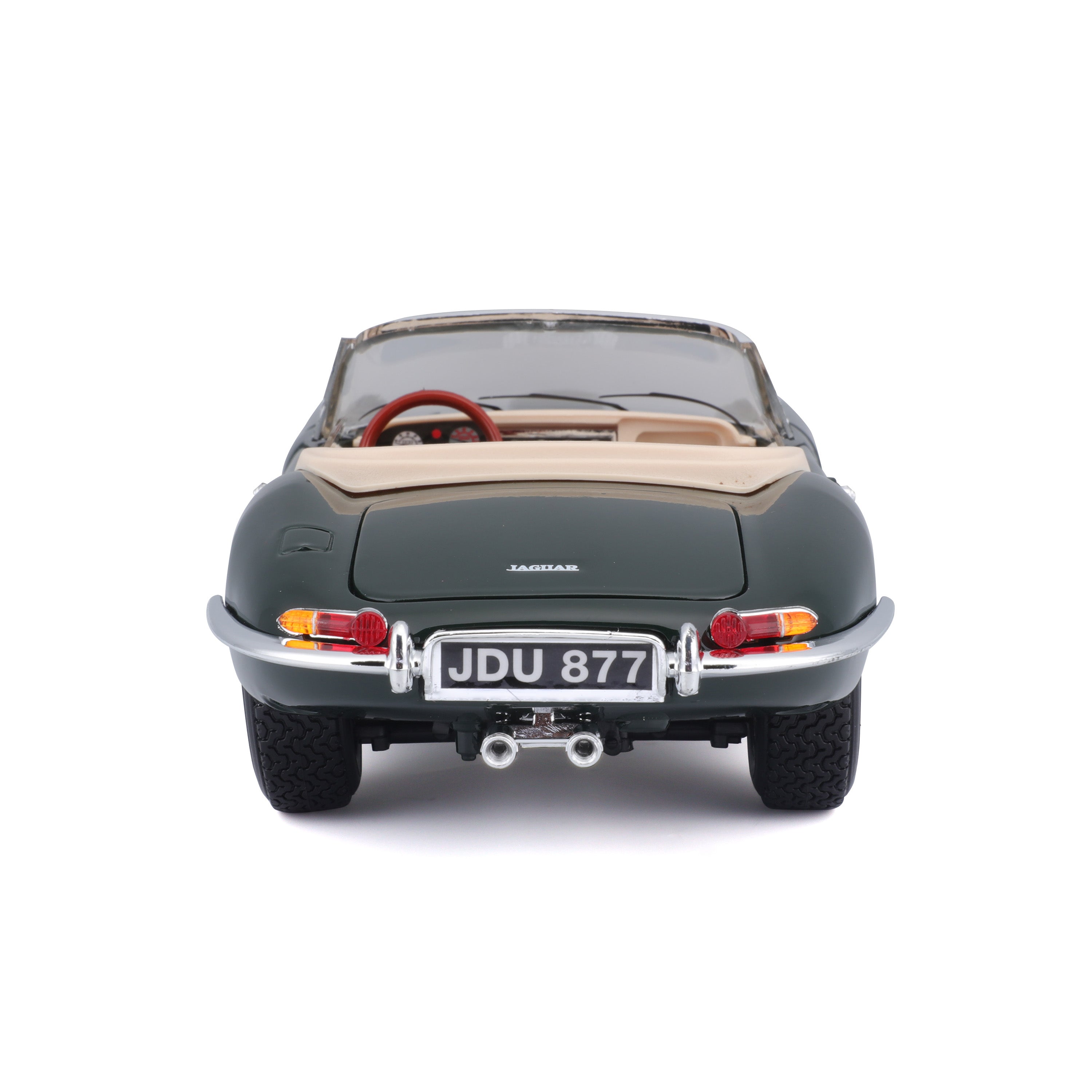 bburago-jaguar-e-type-cabriolet-1-18-verte-voiture-miniature-diecast-classique image 4