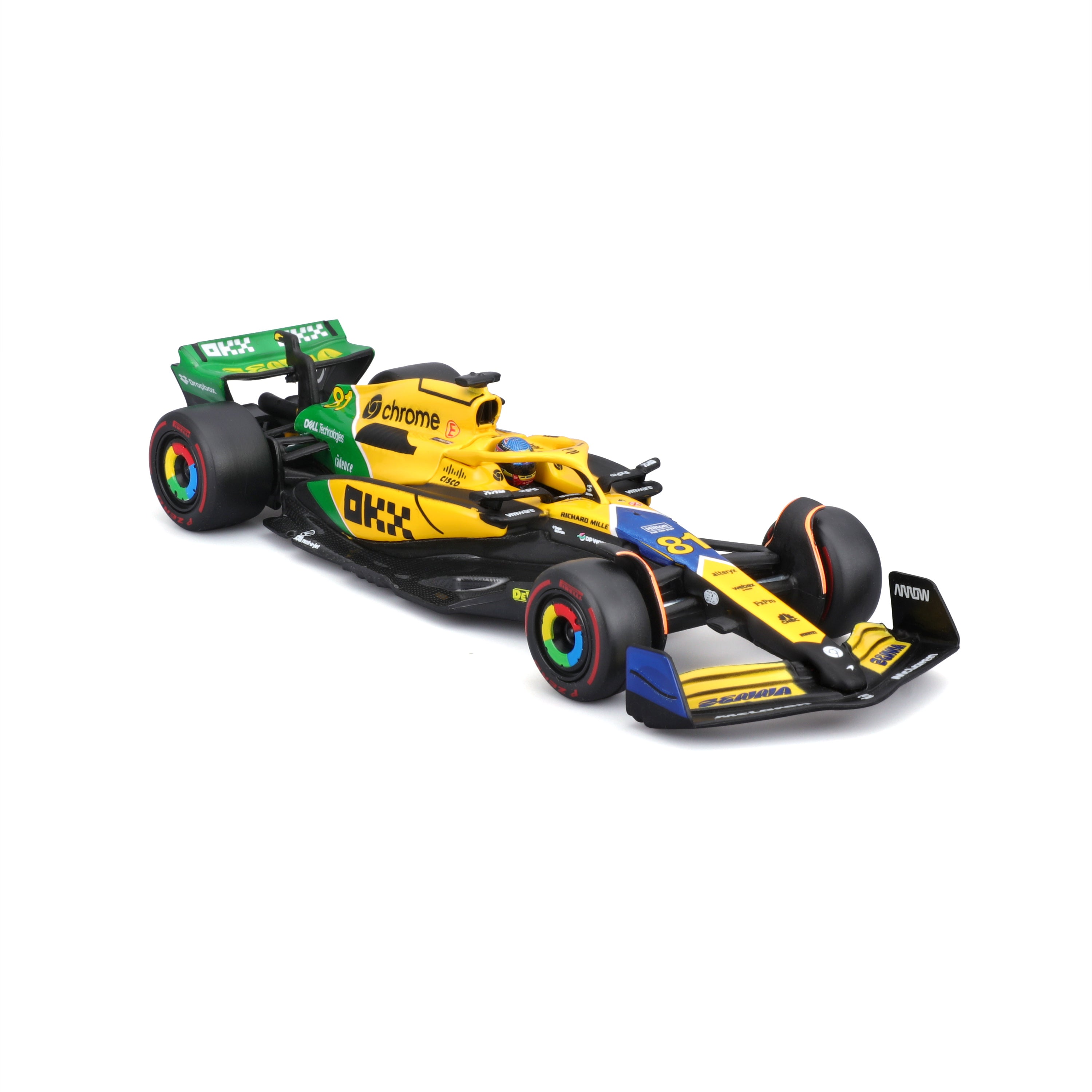 bburago-mclaren-mcl38-81-oscar-piastri-monaco-gp-2024-senna-30-ans-voiture-minia image 5