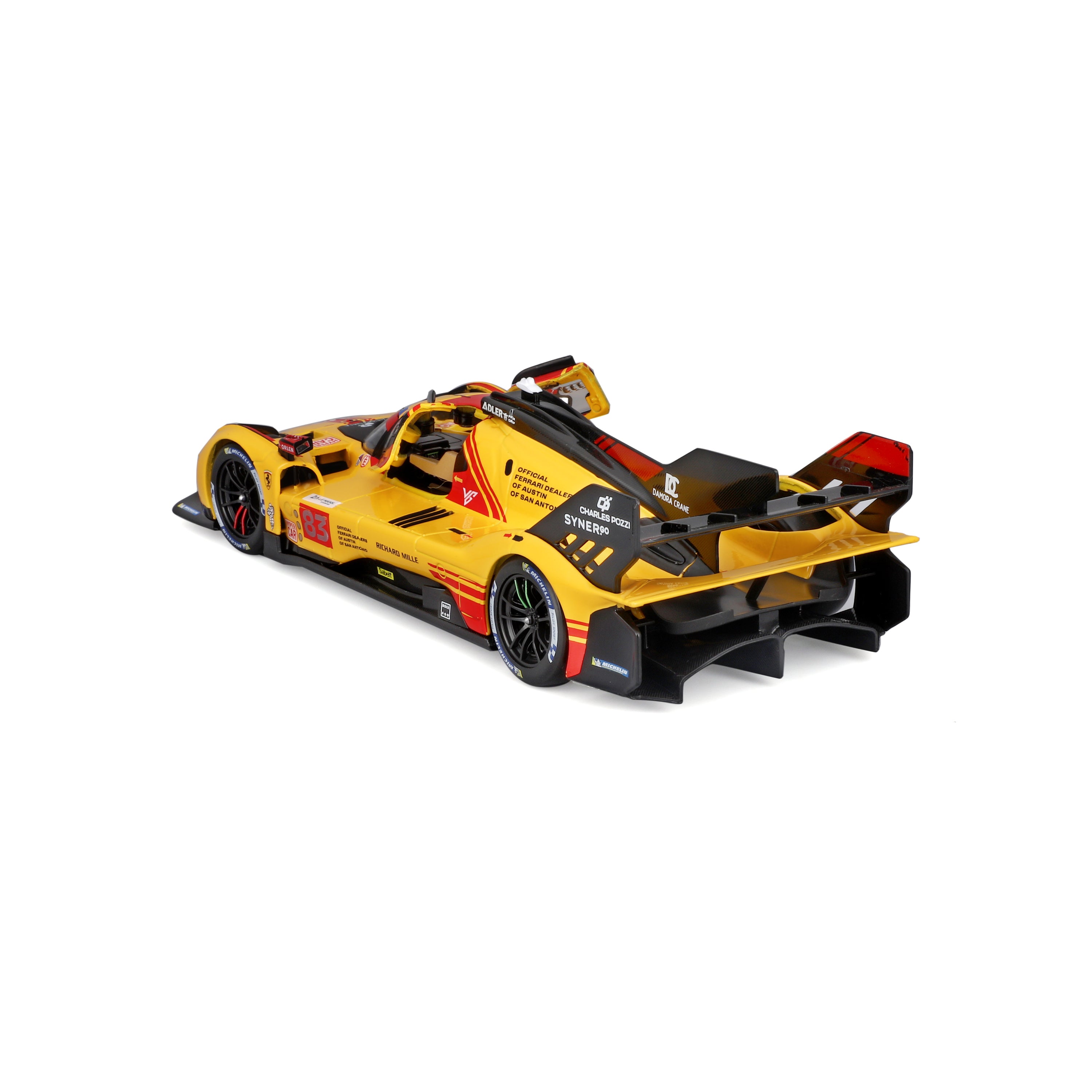 bburago-ferrari-499p-83-le-mans-2024-hypercar-1-24-jaune image 5