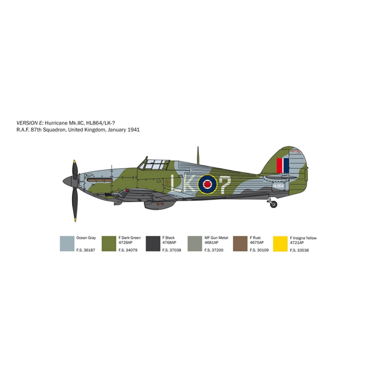 italeri-2828-hurricane-mk-ii-c-1-48-maquette-avion-plastique image 8