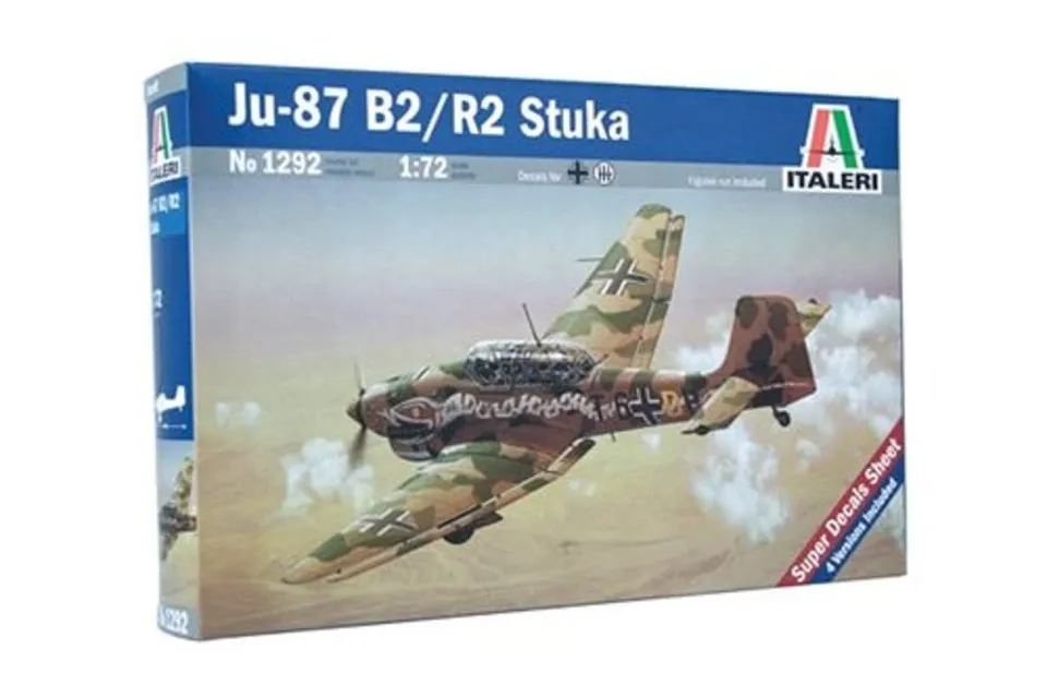 italeri-i1292-junkers-ju87b-2-stuka-maquette-avion-1-72 image 1