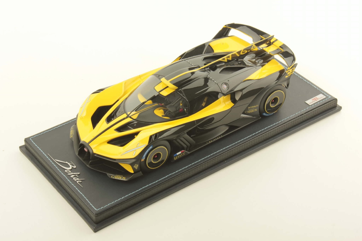 mr-collection-models-bugatti-bolide-1-18-miniature-pur-sang-piste-dition-collect image 1