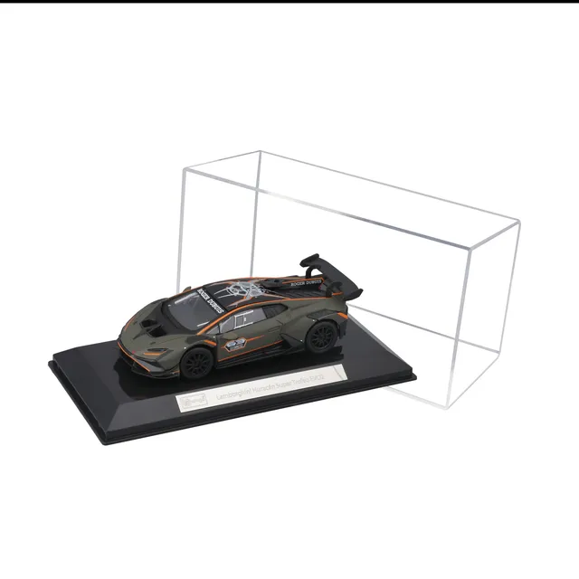 bburago-lamborghini-huracan-super-trofeo-evo2-1-43-vert-m-tallis-vitrine image 1