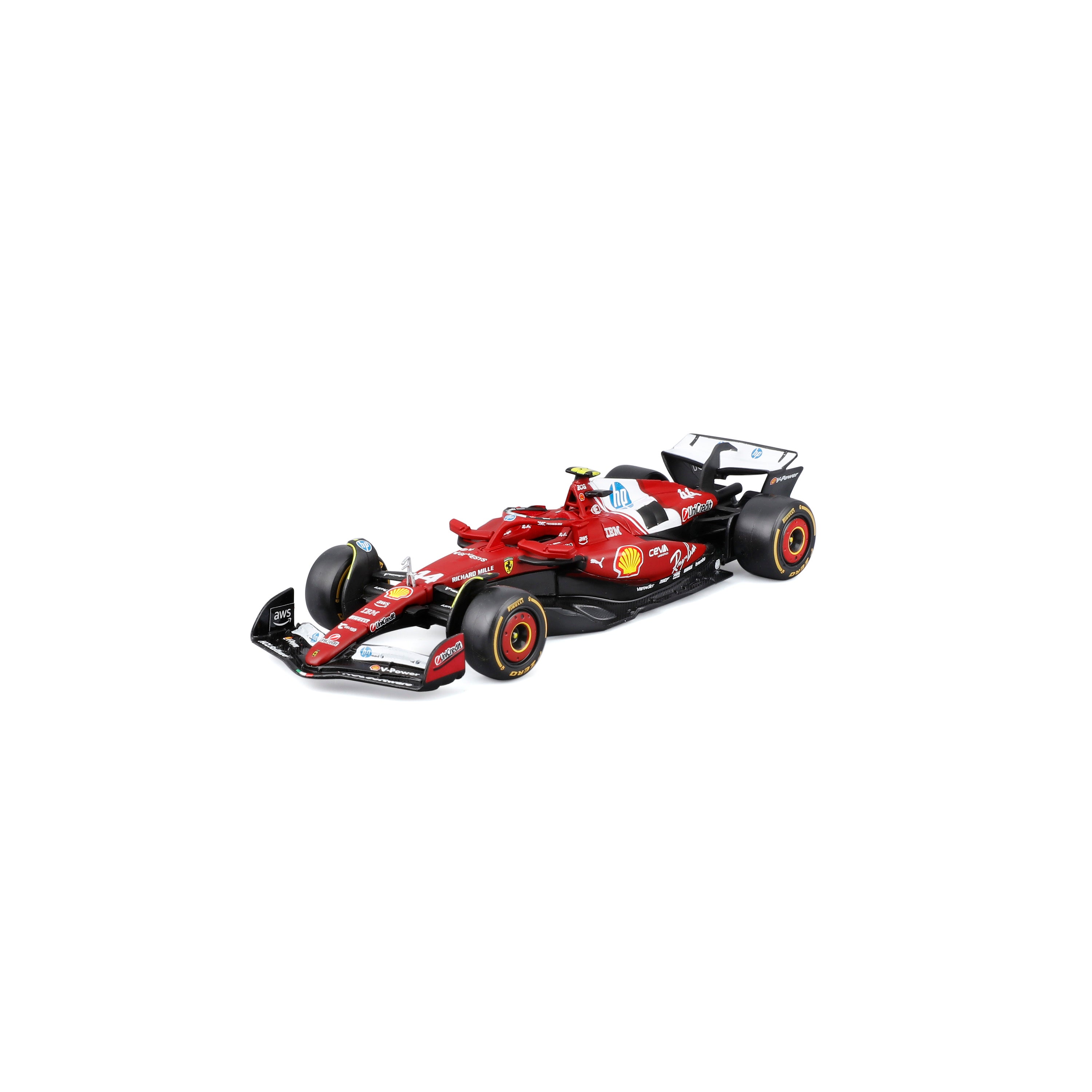 bburago-ferrari-sf-25-44-lewis-hamilton-f1-2025-mod-le-1-43 image 1