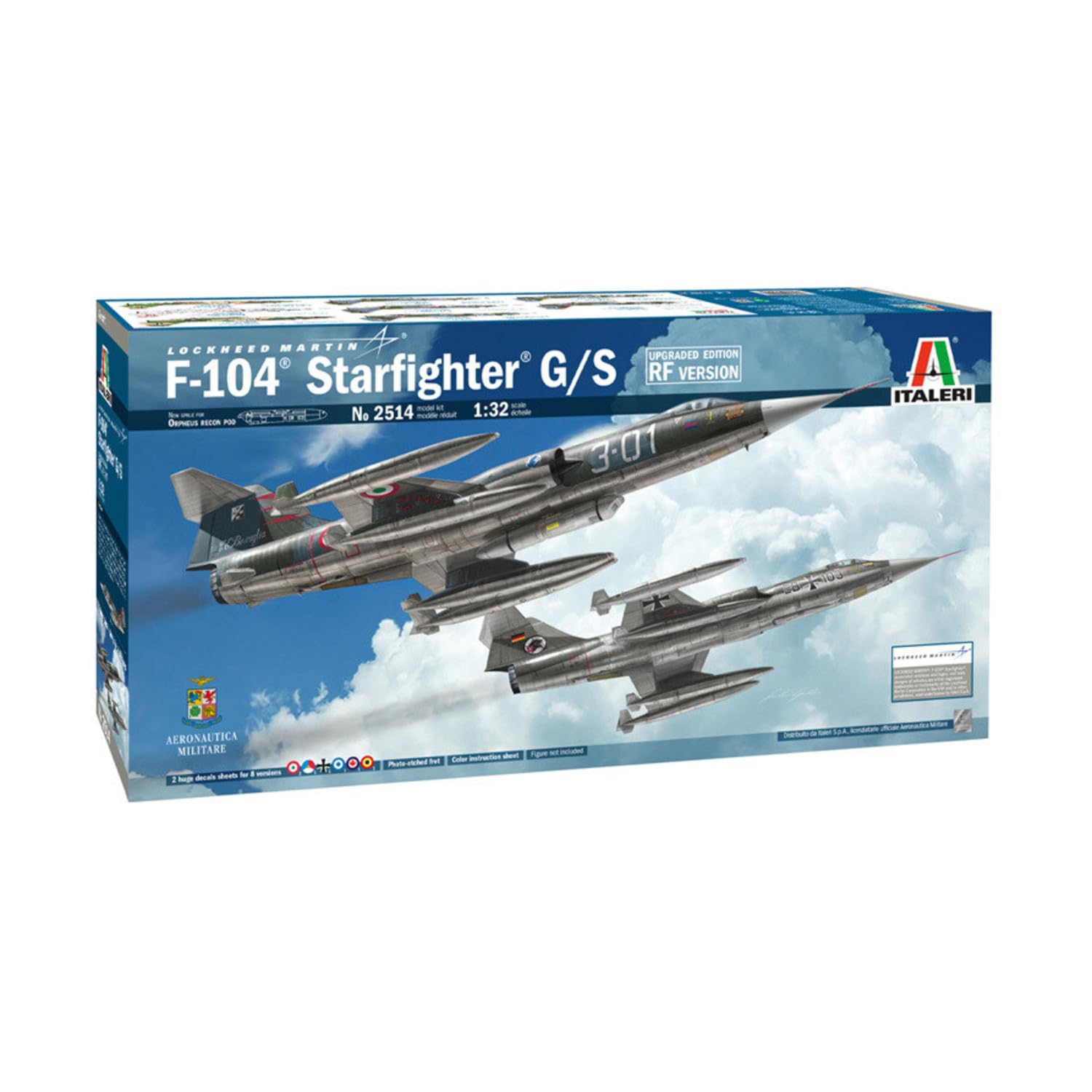 italeri-f-104g-starfighter-reco-i2514-maquette-avion-1-48 image 1