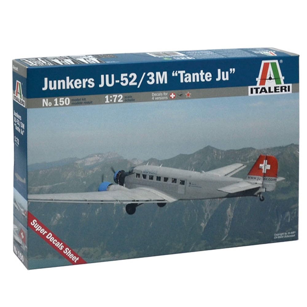 italeri-i150-junkers-ju-52-civil-maquette-avion-1-72 image 2