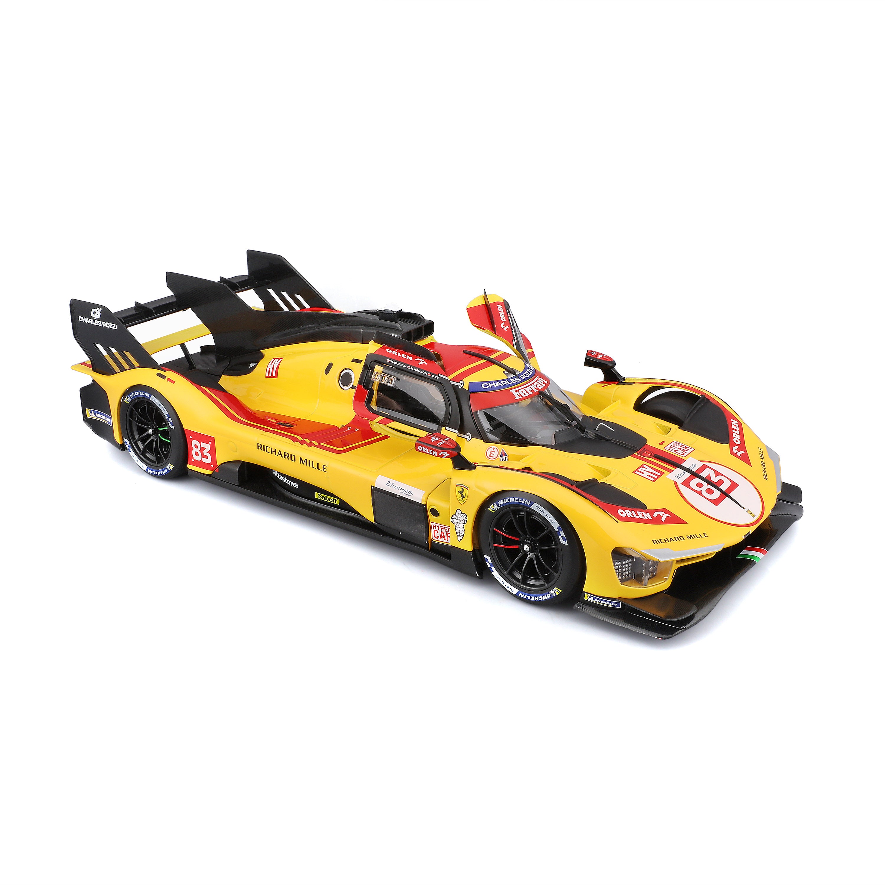 bburago-ferrari-499p-24h-lmh-hypercar-2025-n-83-miniature-1-18 image 6
