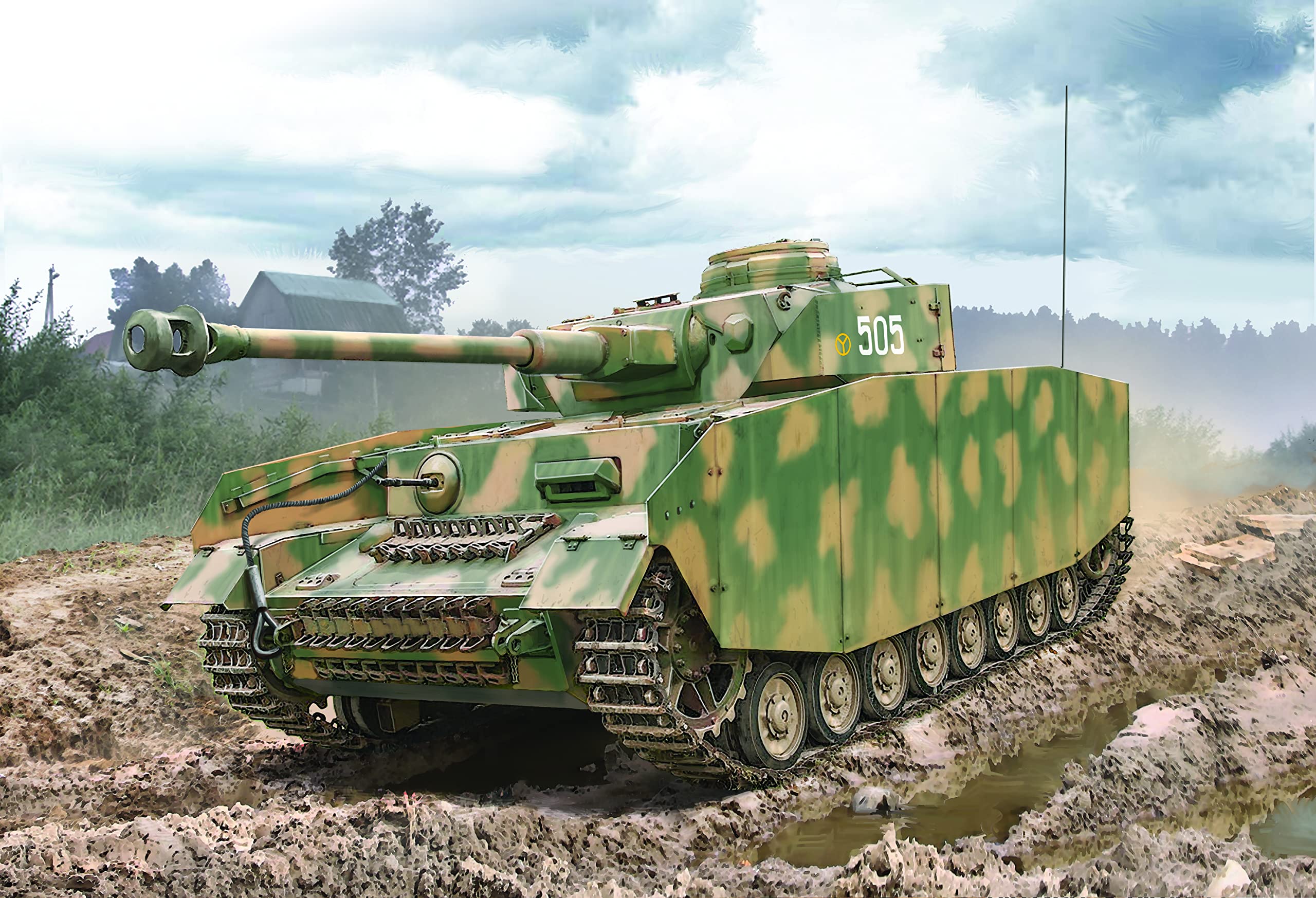 italeri-6578s-pz-kpfw-iv-kwk-40-l-48-maquette-char-militaire-1-35-monter image 2