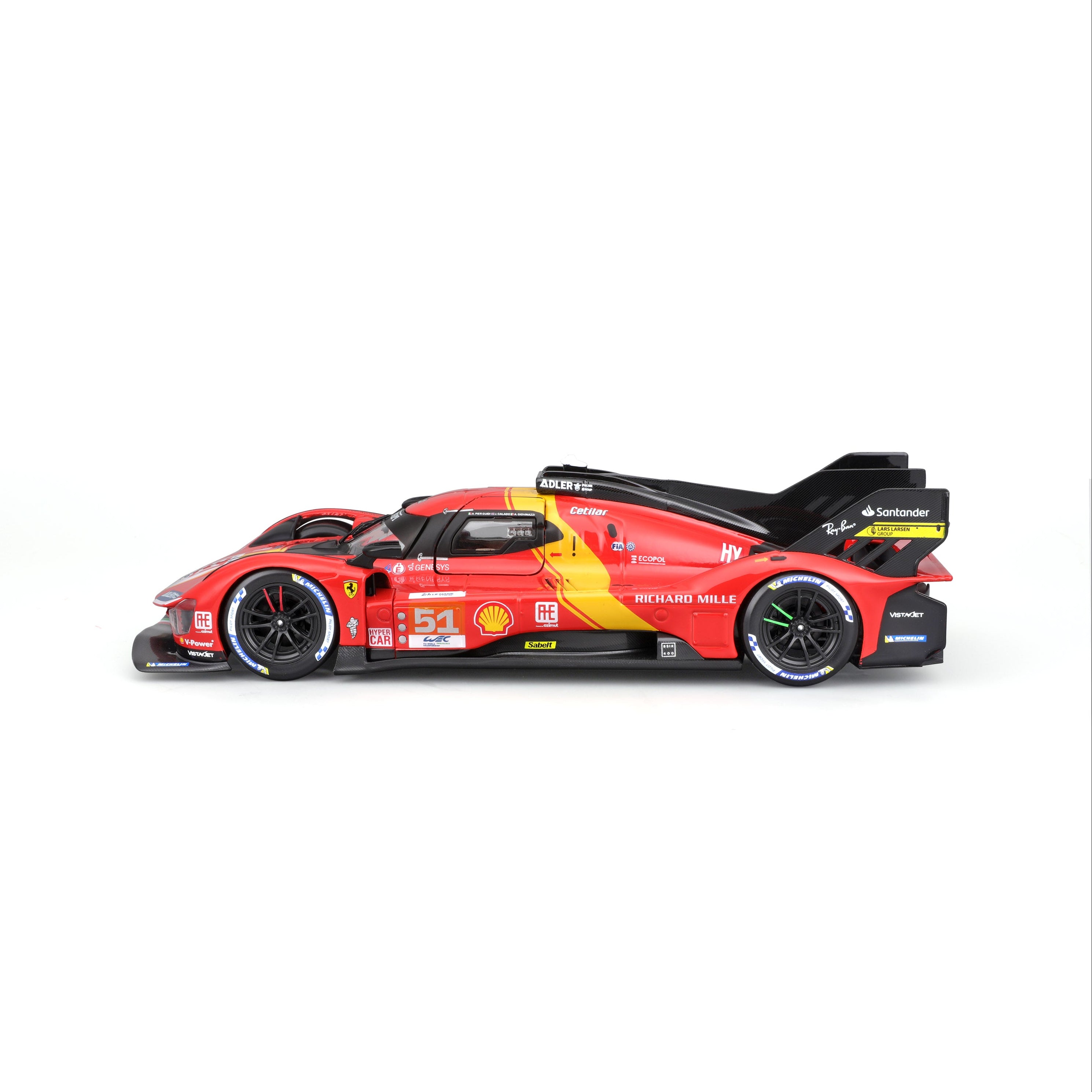 bburago-model-kit-ferrari-499p-51-champion-le-mans-2023-1-24 image 3
