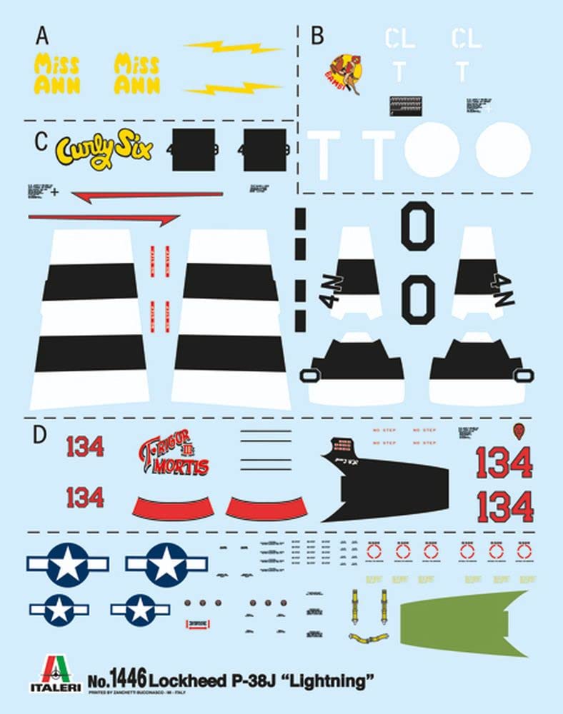 italeri-p-38j-lightning-1-72-maquette-avion image 3
