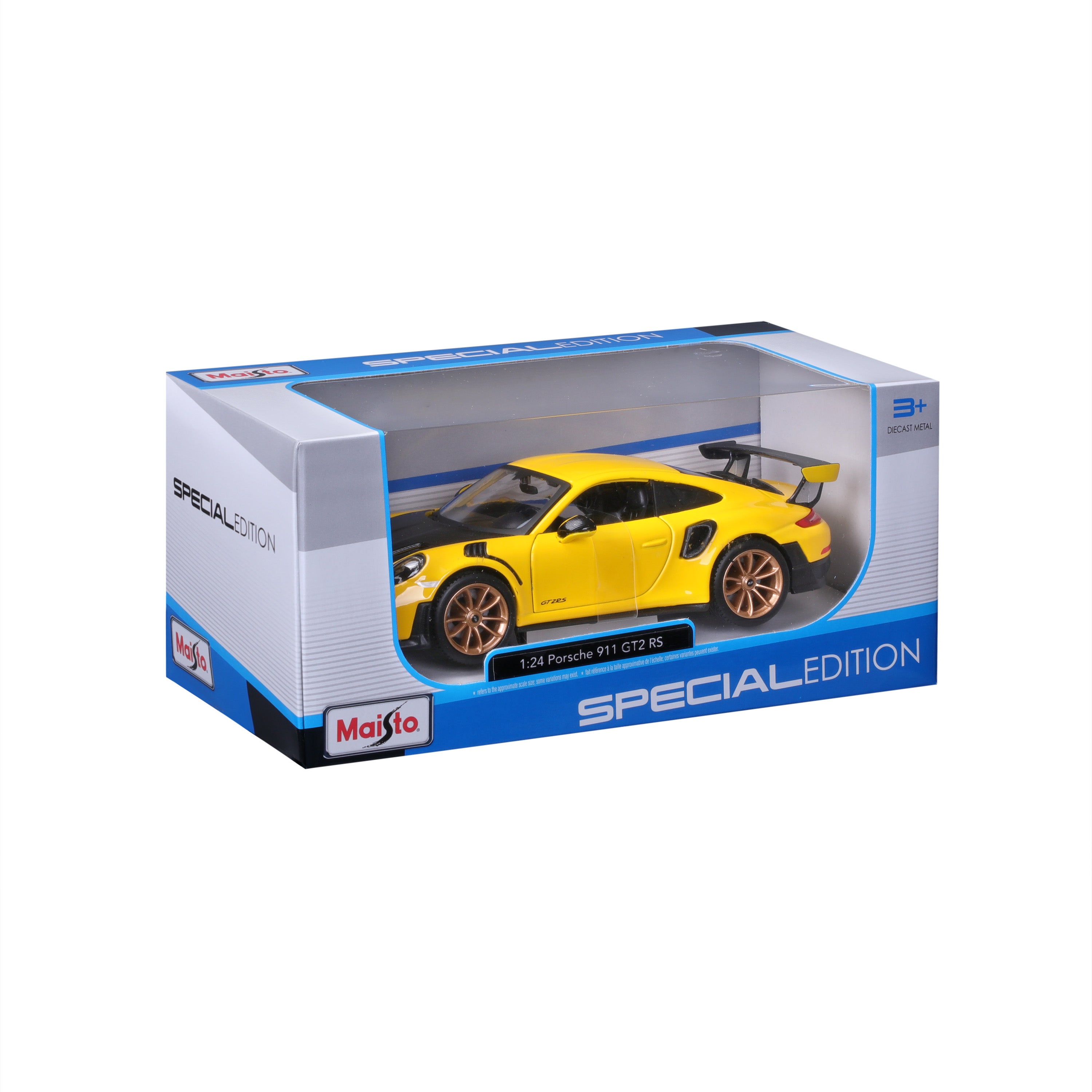 maisto-porsche-911-gt2-rs-1-24-street-fire-jaune image 2