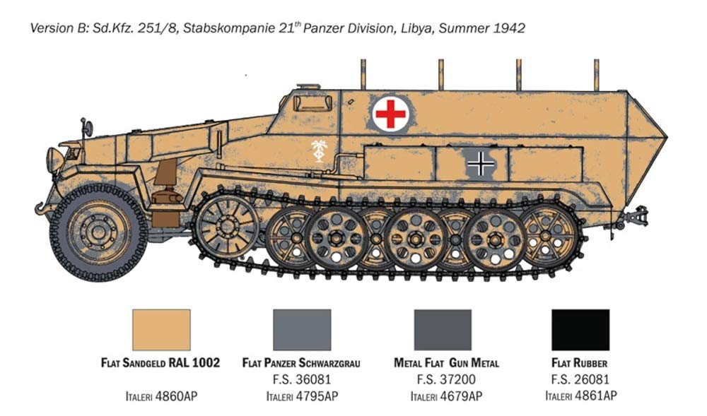 italeri-sd-kfz-251-8-ambulance-ww2-maquette-militaire-7077s image 4