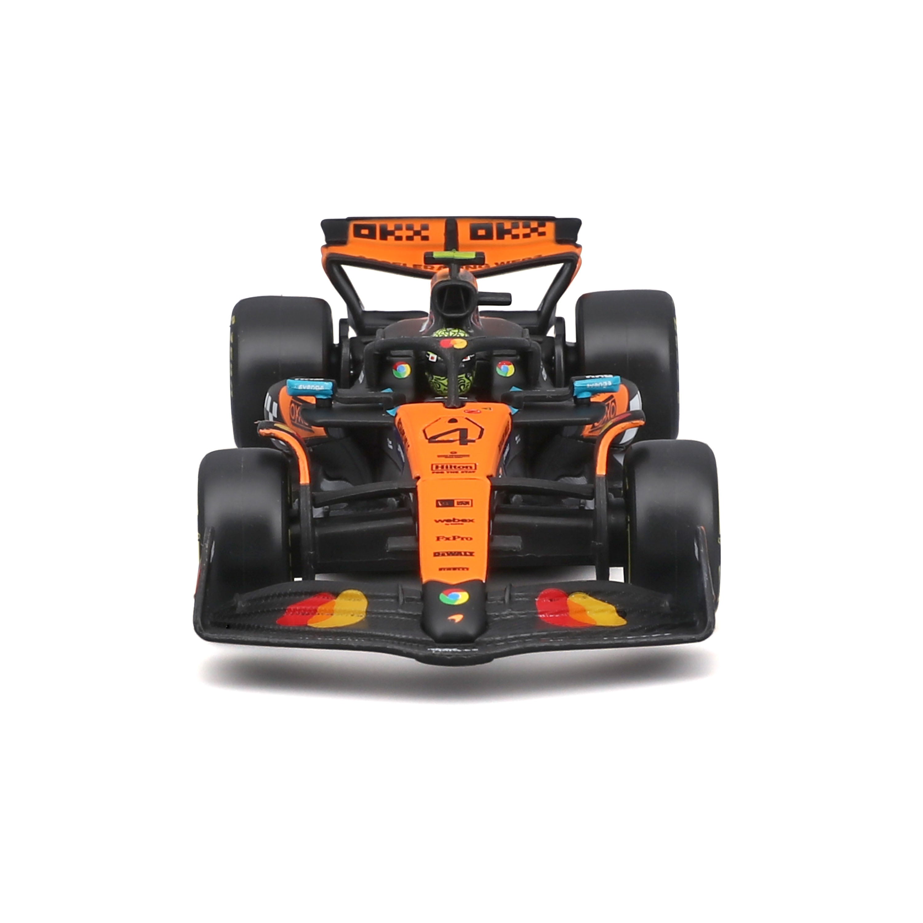 bburago-mclaren-f1-mcl39-2025-4-lando-norris-1-43-avec-socle-et-vitrine image 4