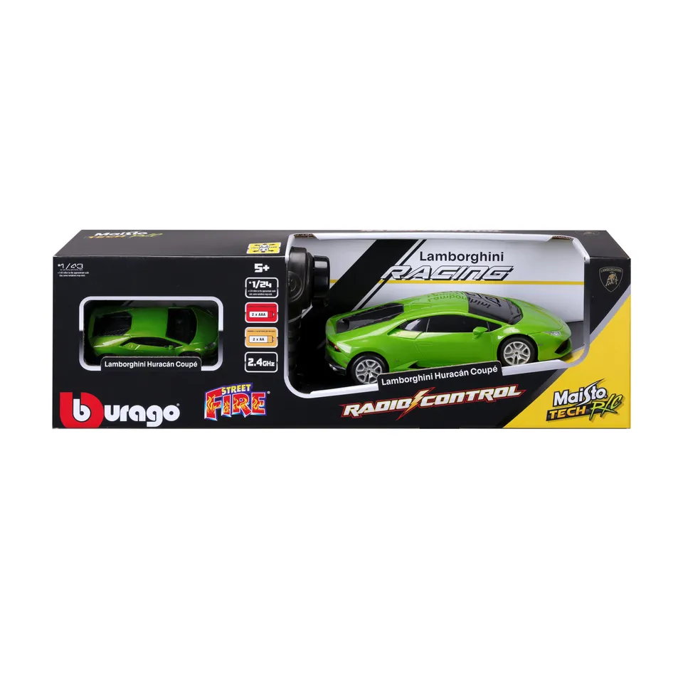 bburago-lamborghini-huracan-coup-co-pack-radiocommand-1-24-diecast-1-43 image 1