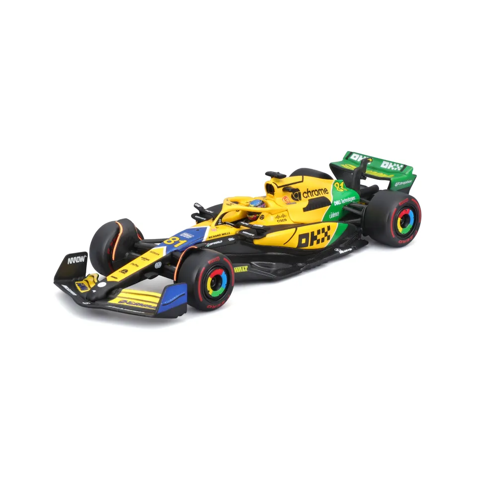 bburago-mclaren-mcl38-81-oscar-piastri-monaco-gp-2024-senna-30-ans-voiture-minia image 1