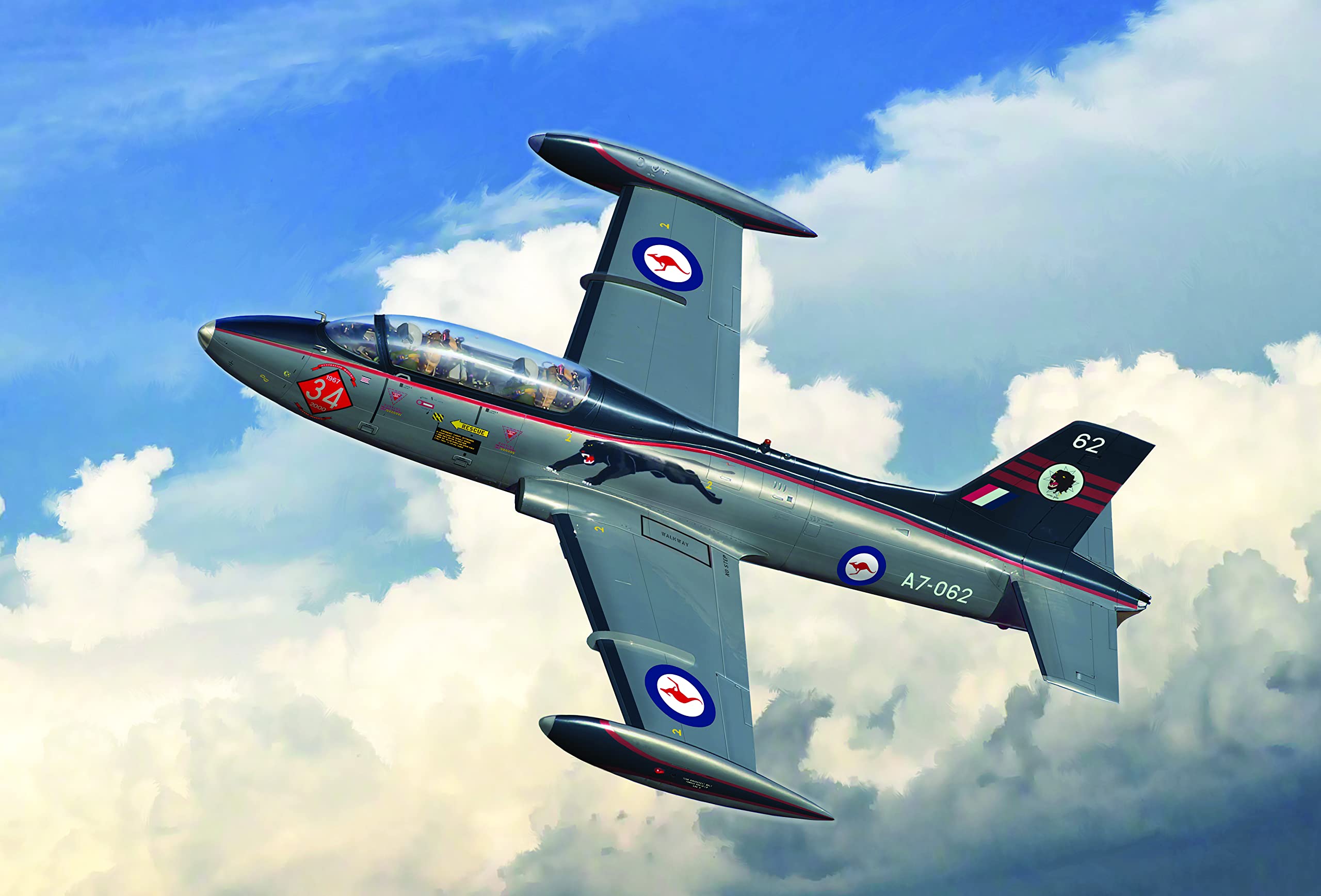 italeri-2814-aermacchi-mb-326-maquette-avion-1-48 image 2