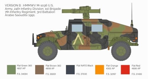 italeri-6598-hmmwv-m966-tow-carrier-1-35-kit-maquette-militaire-us image 8