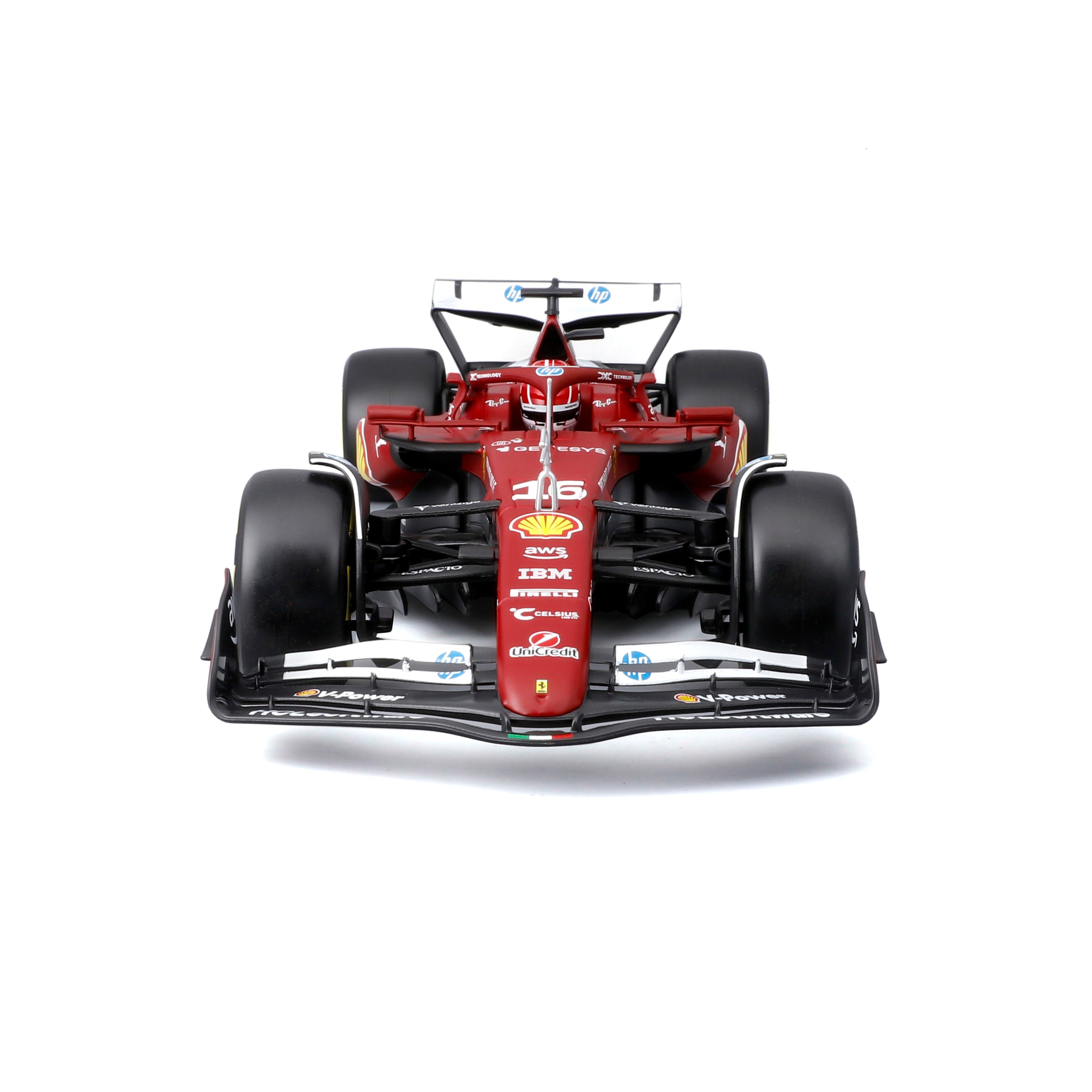 bburago-f1-ferrari-sf-25-2025-16-charles-leclerc-modellino-diecast-1-18 image 4