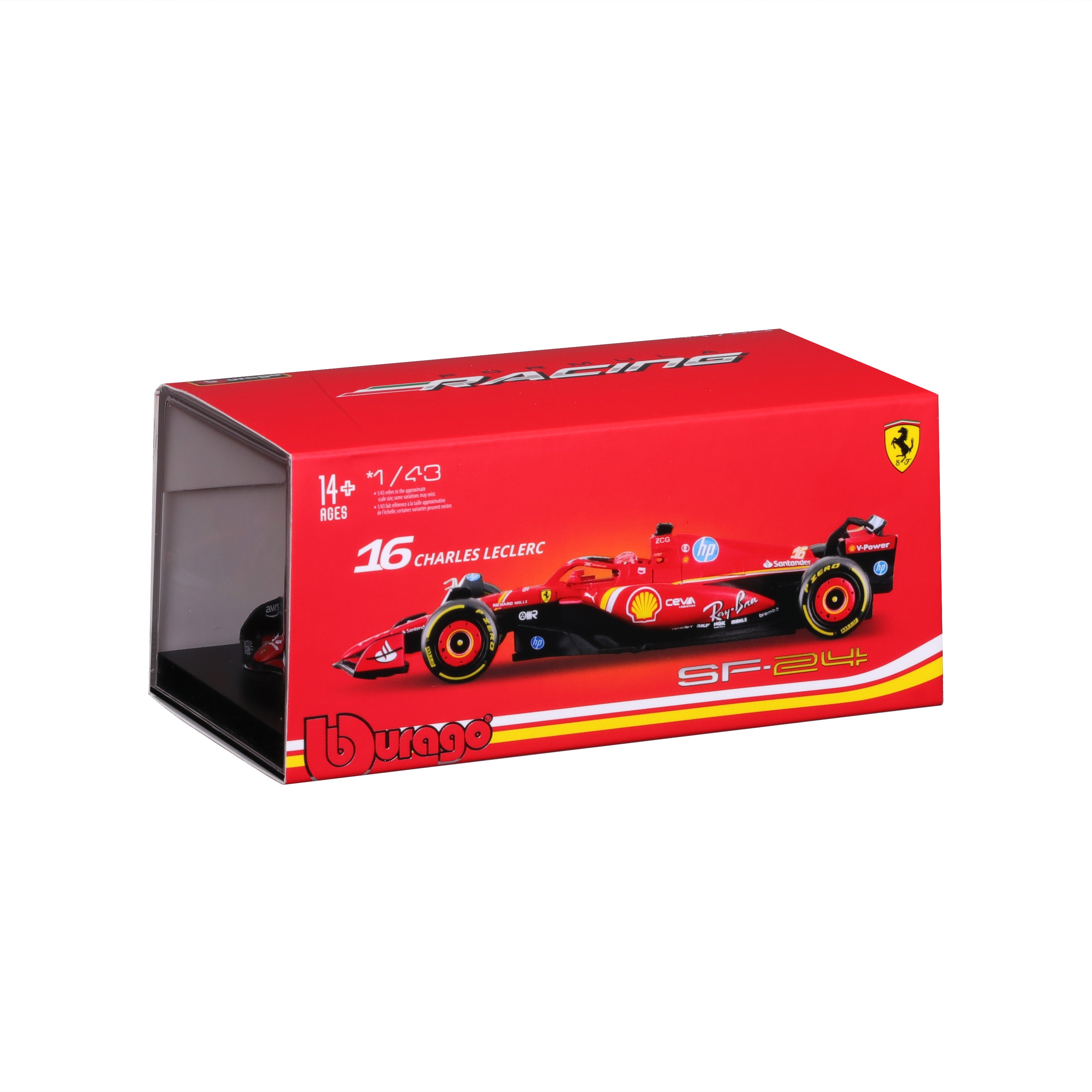 bburago-ferrari-sf-24-16-charles-leclerc-vainqueur-monza-2024-1-43-avec-pilote-e image 3