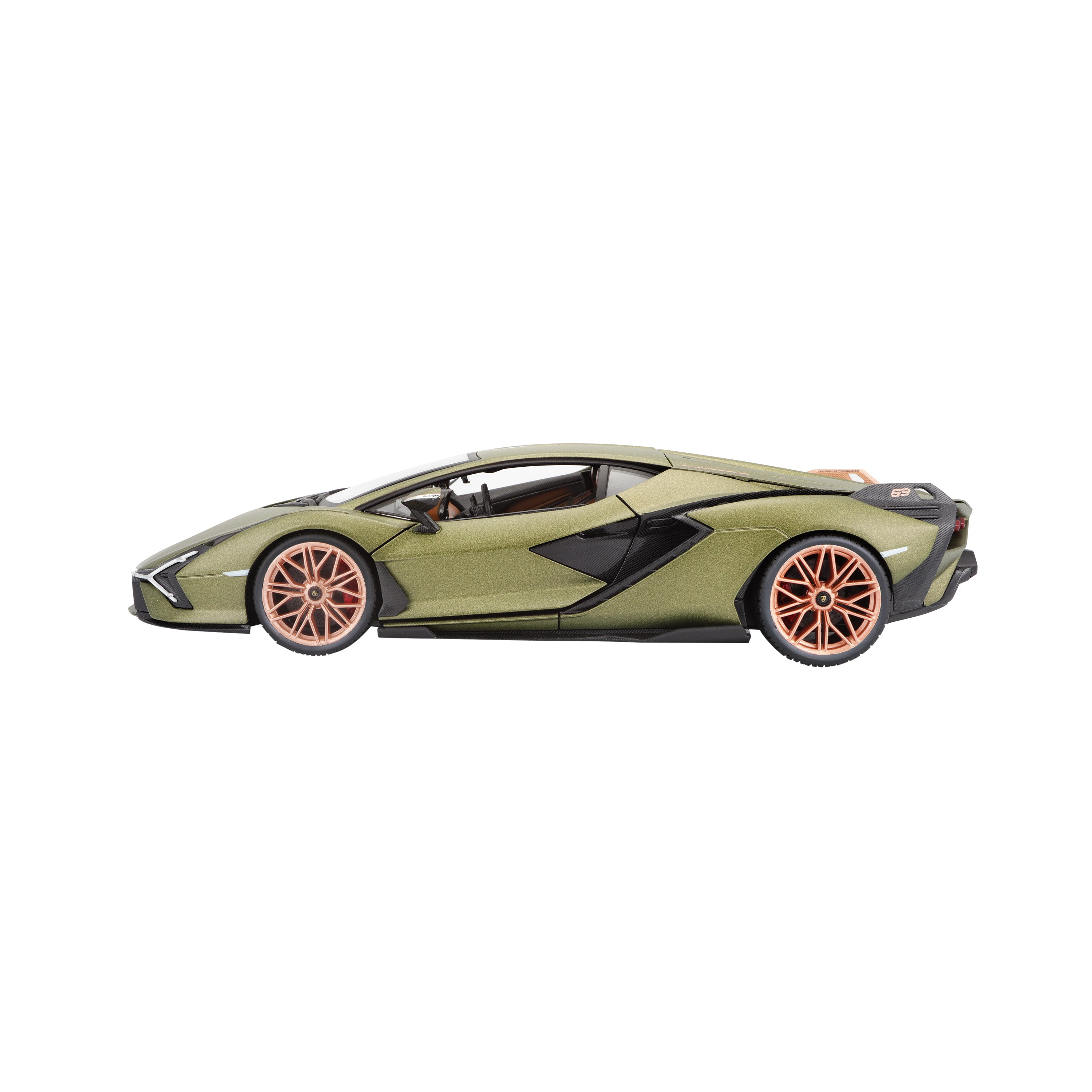 bburago-lamborghini-sian-fkp-37-1-18-miniature-auto-diecast-verte image 6