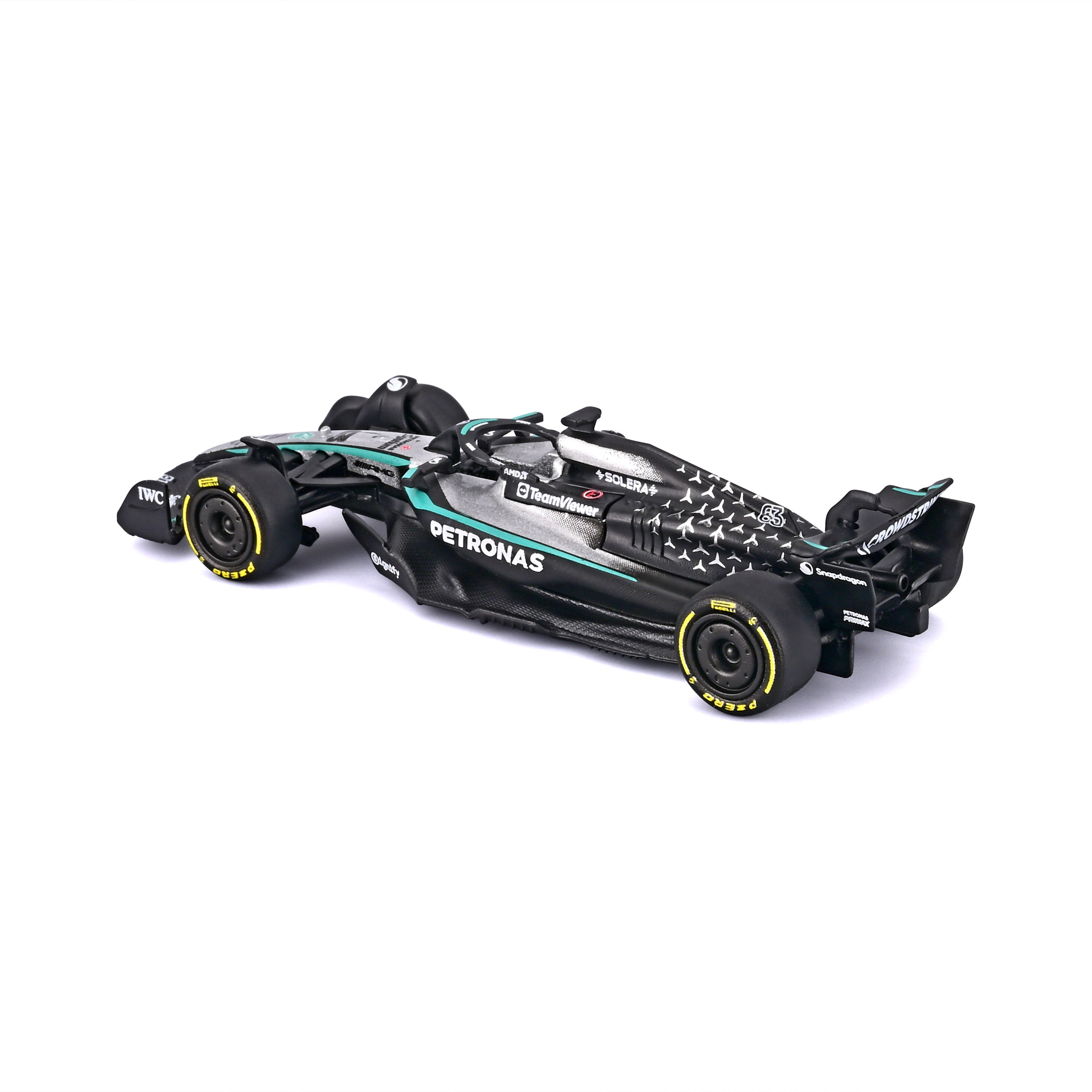 bburago-mercedes-amg-f1-w16-2025-63-george-russell-1-64-avec-vitrine image 5