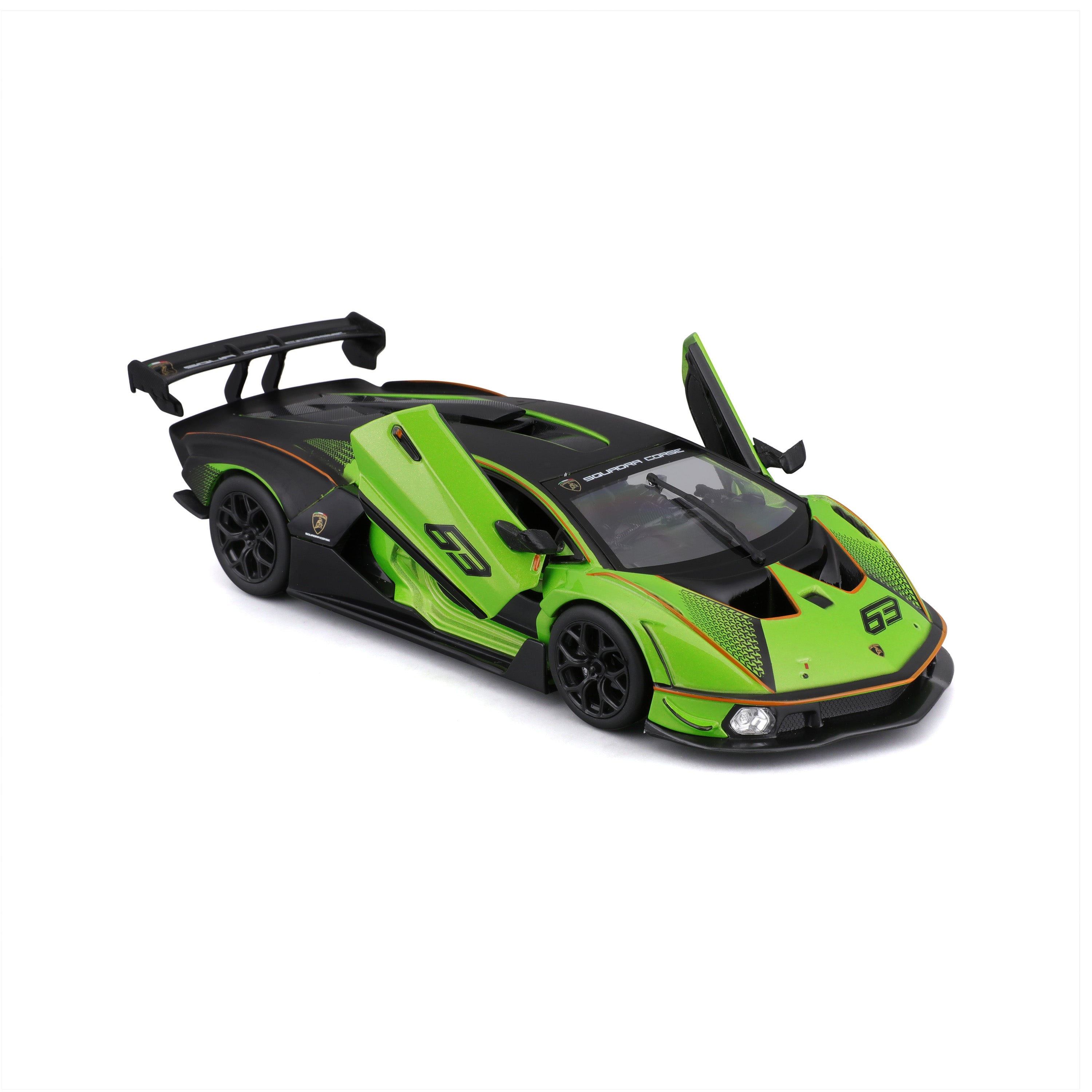 bburago-lamborghini-essenza-scv12-1-24-race-miniature-diecast-vert-et-noir image 3