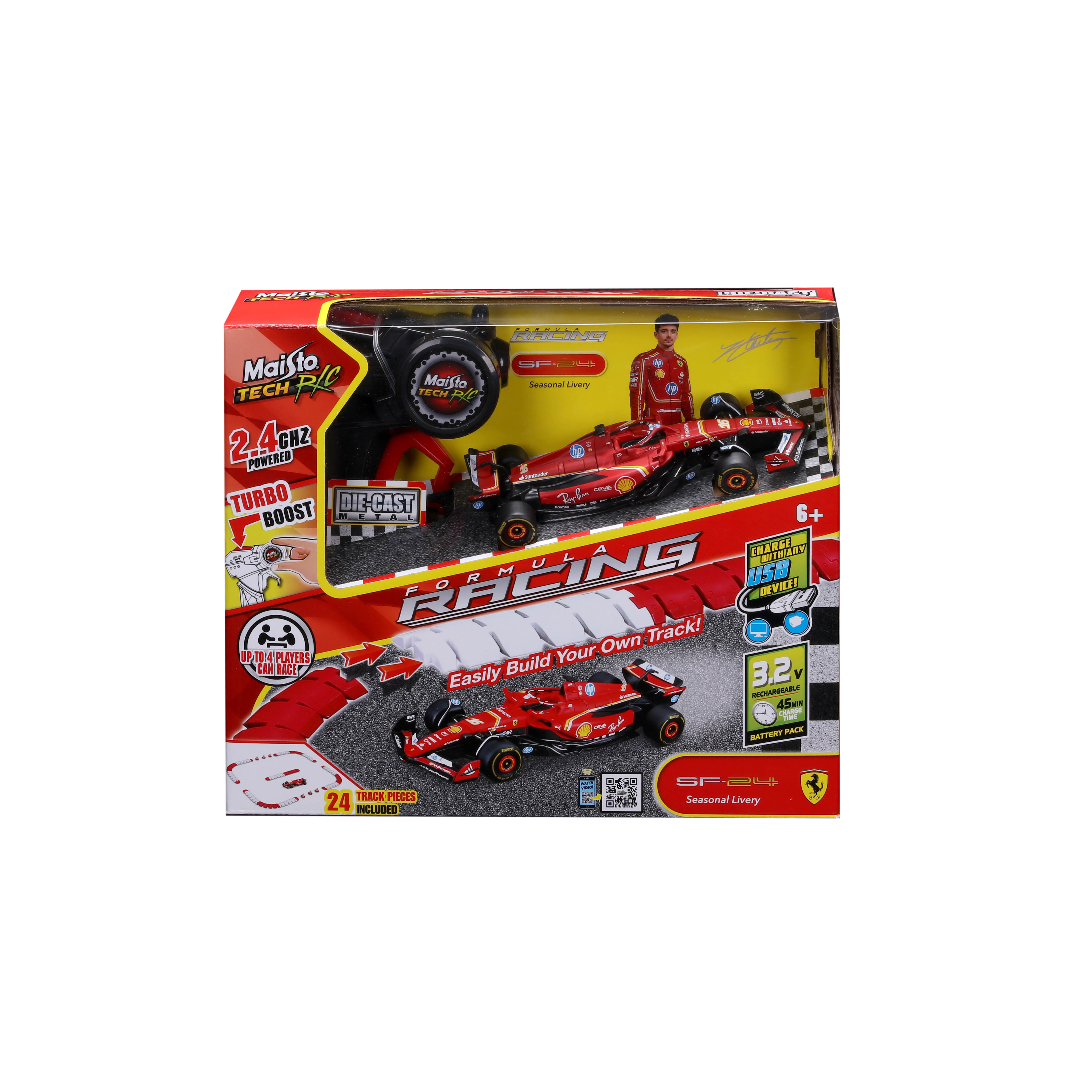 maisto-tech-ferrari-sf-24-radiocommand-e-1-41-circuit image 1