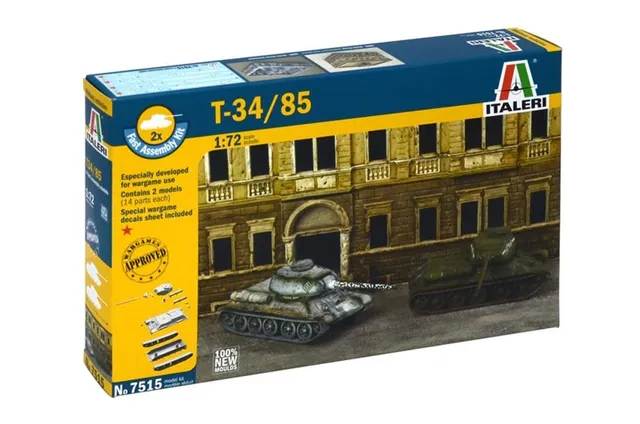 italeri-t-34-85-x2-i7515-maquette-chars-1-72 image 1