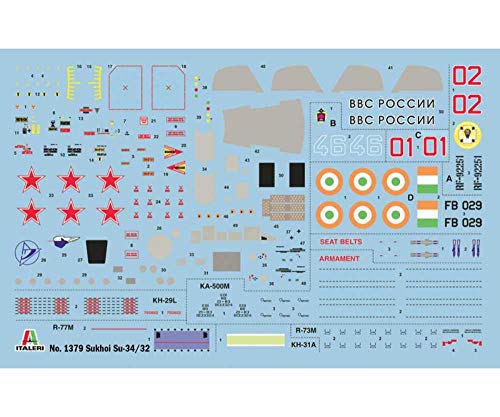 italeri-sukhoi-su-34-fullback-maquette-avion-monter image 6