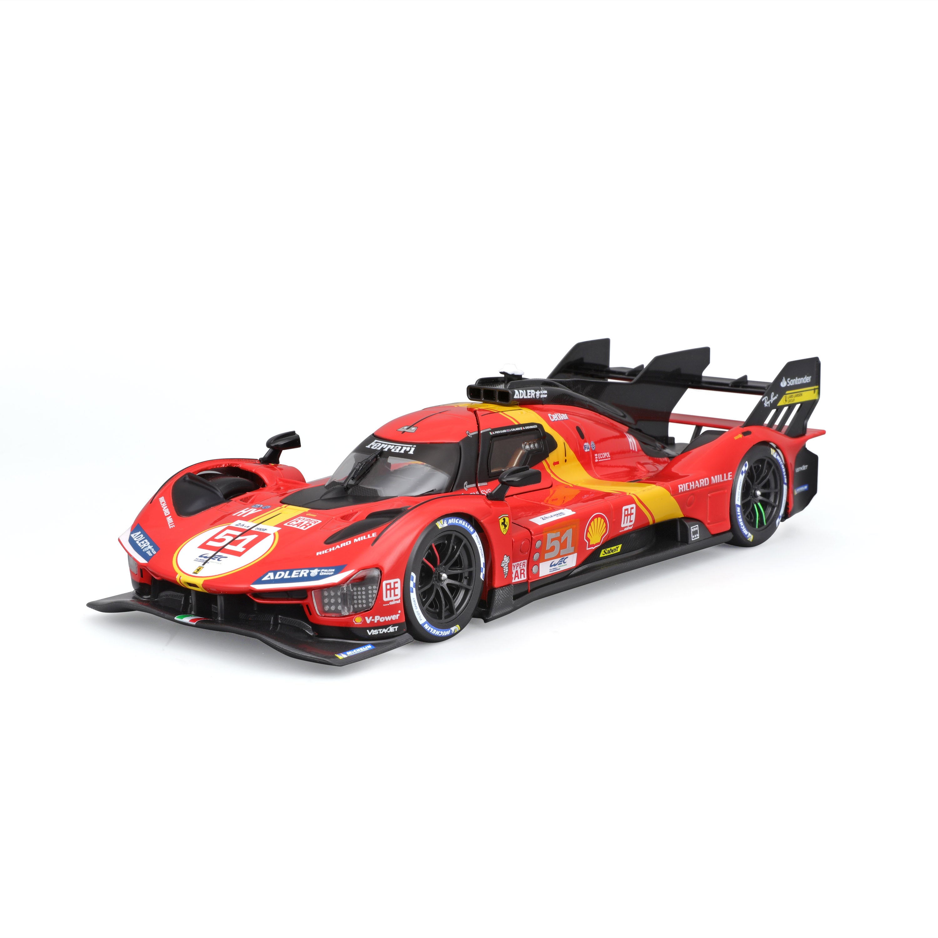 bburago-model-kit-ferrari-499p-51-champion-le-mans-2023-1-24 image 2