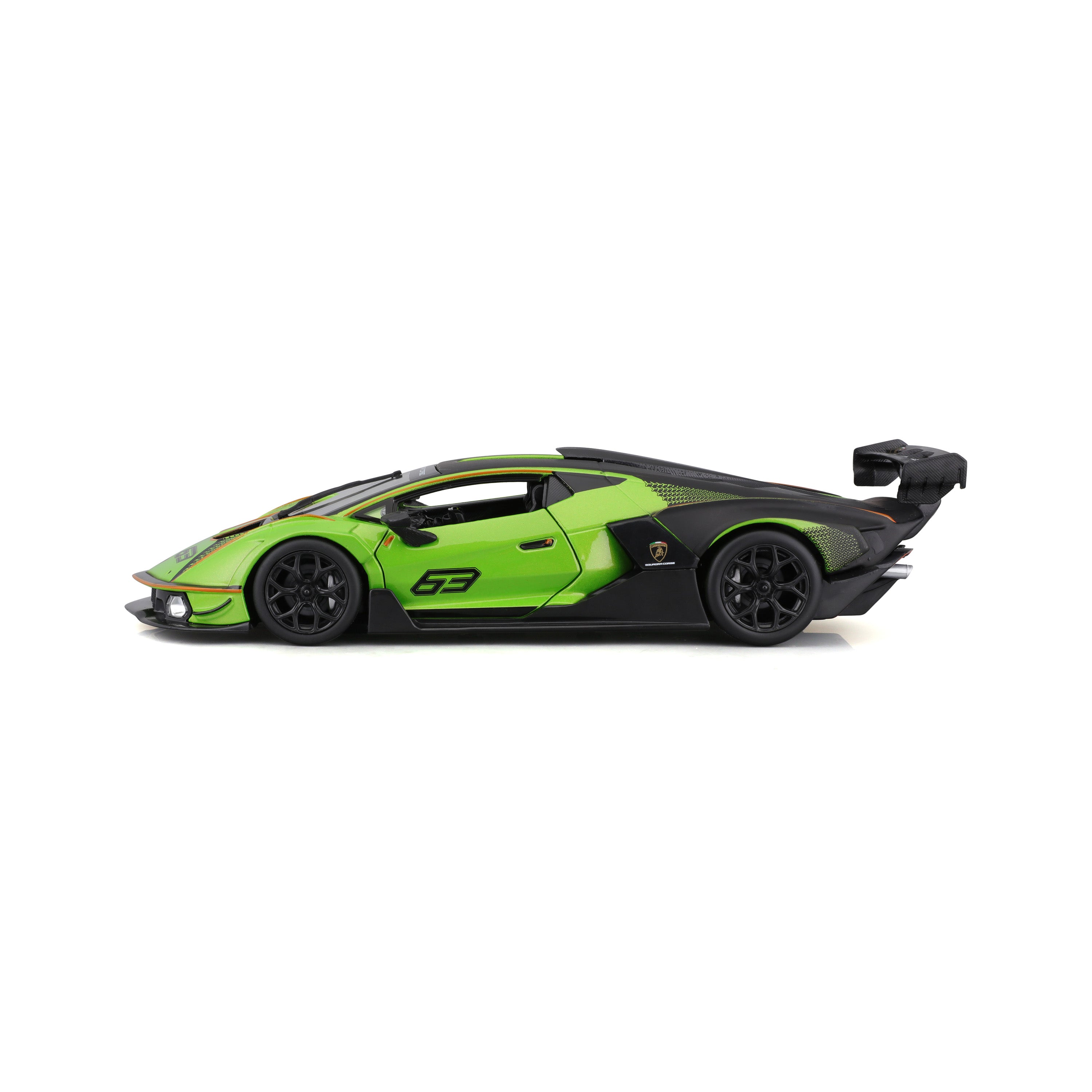 bburago-lamborghini-essenza-scv12-1-24-race-miniature-diecast-vert-et-noir image 4